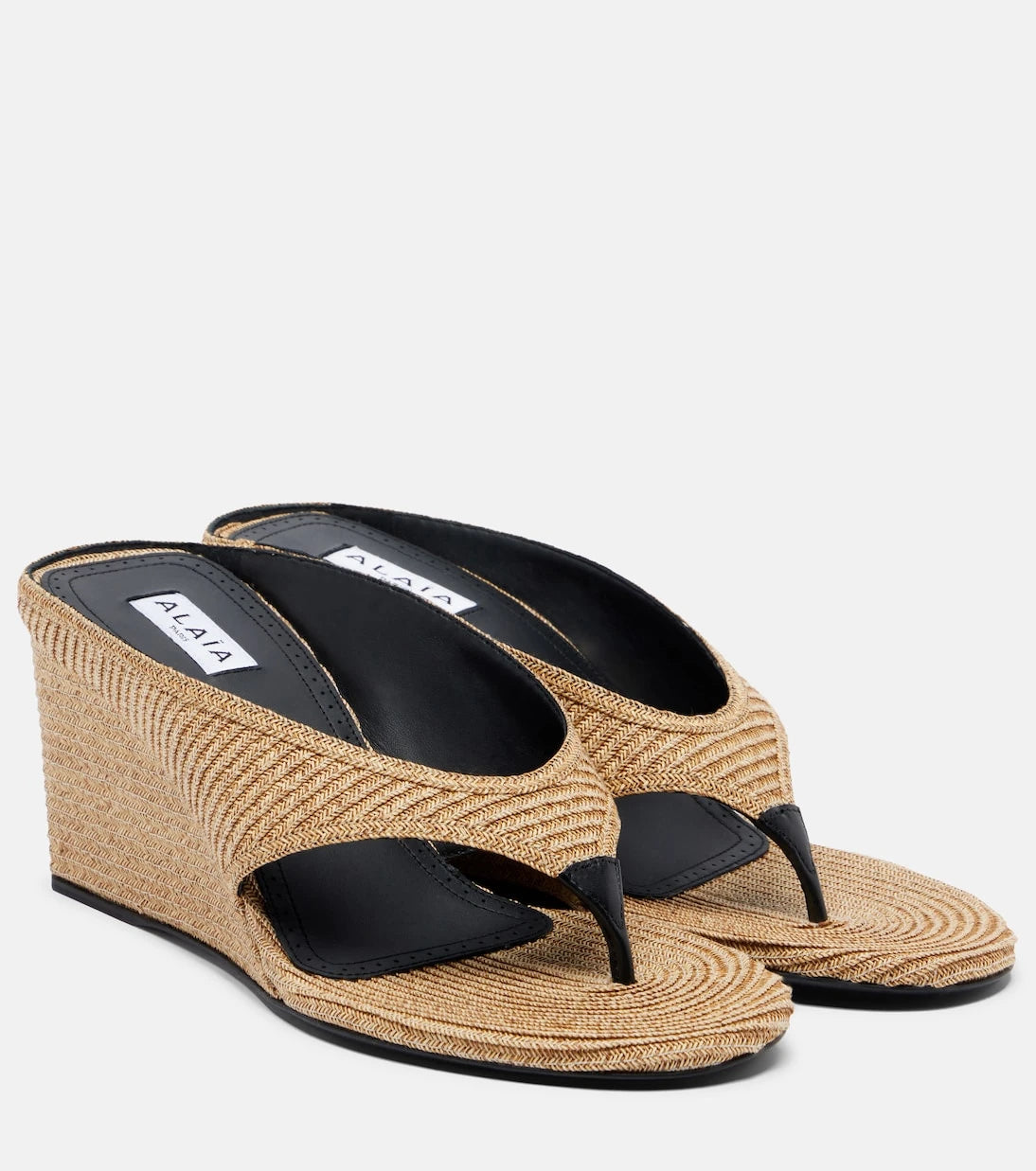 Alaïa - Cube wedge sandals