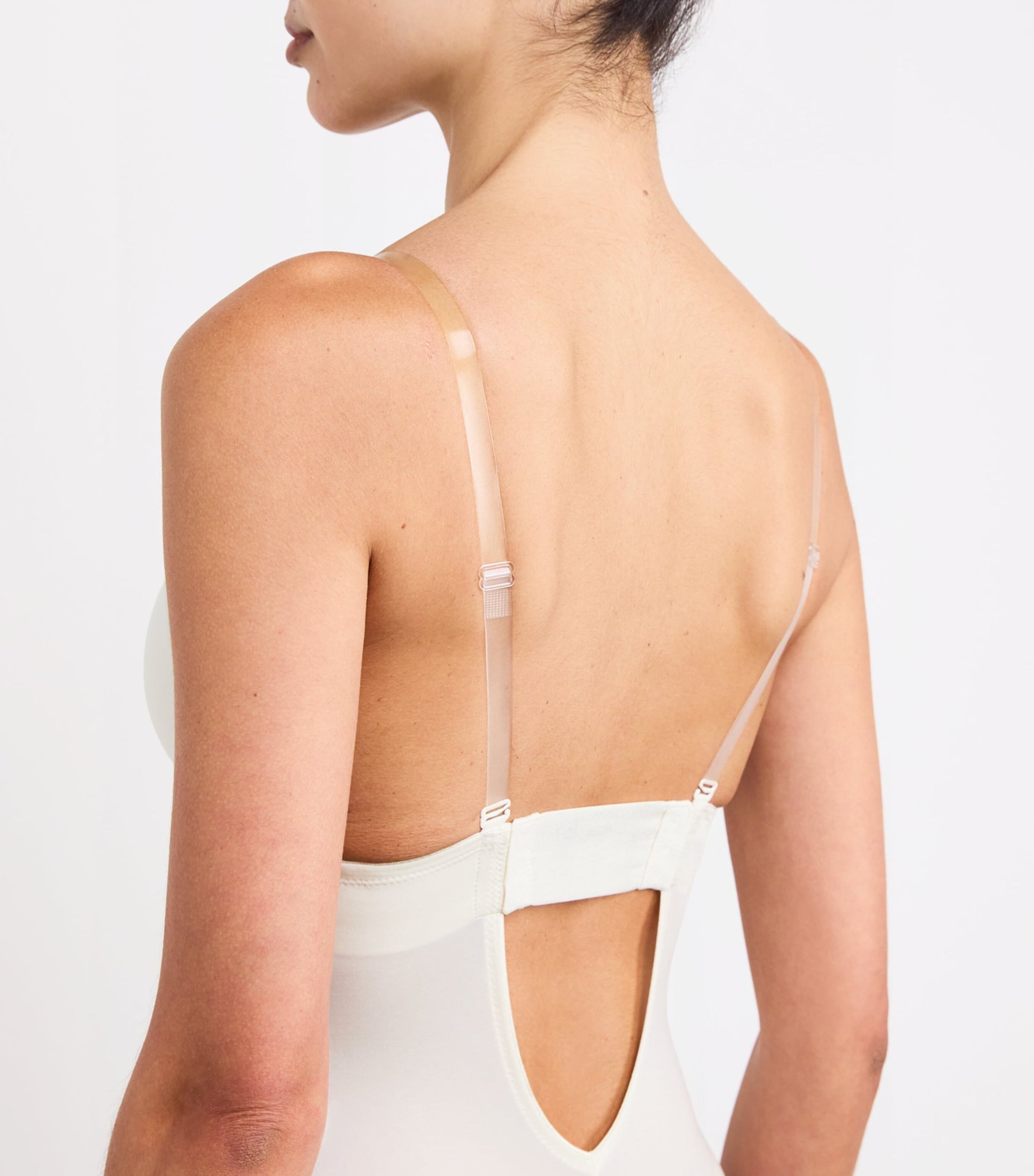 White Suit Your Fancy Plunge Mid-Thigh Bodysuit