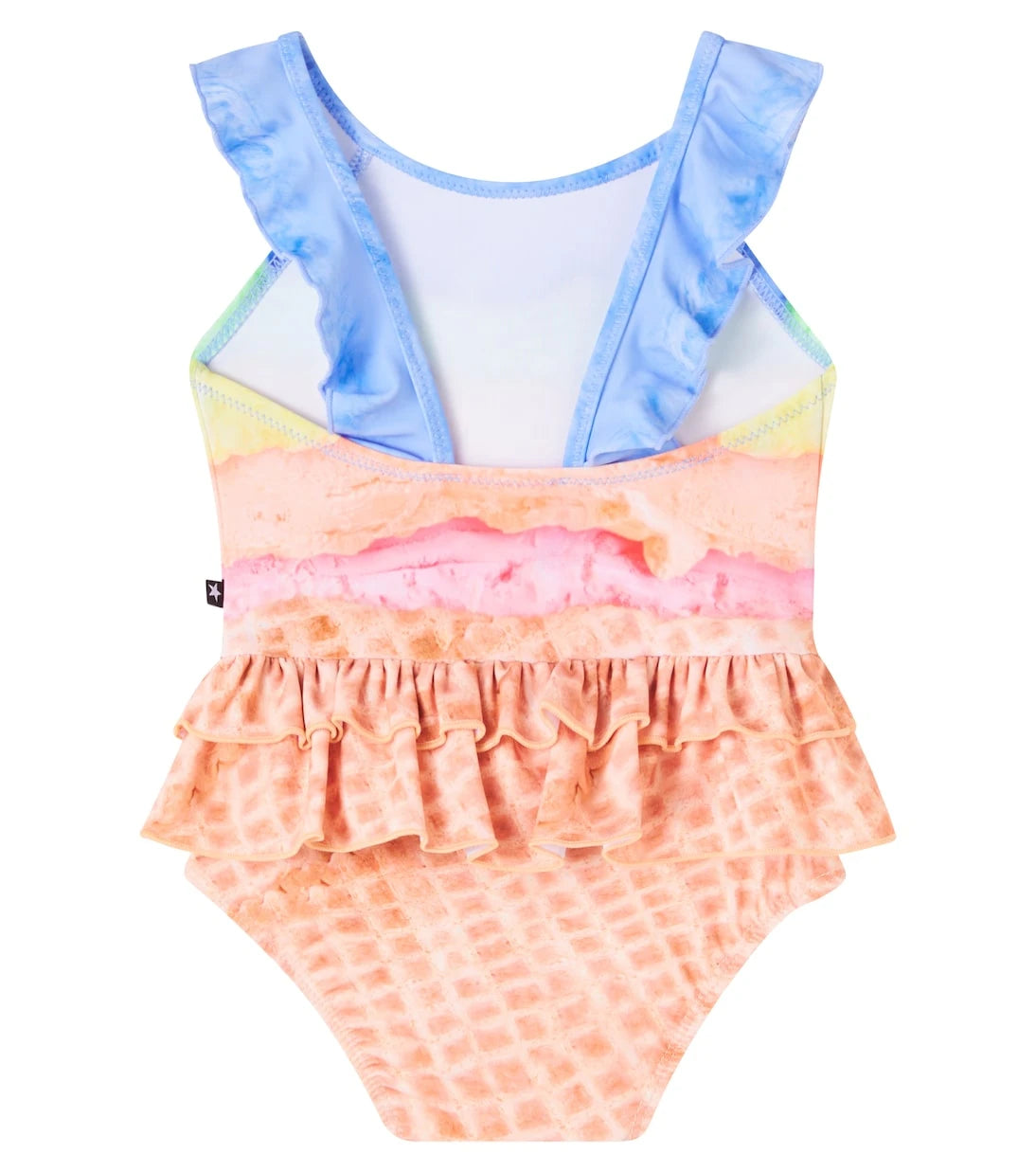 Molo - Baby Nalani printed ruffled swimsuit