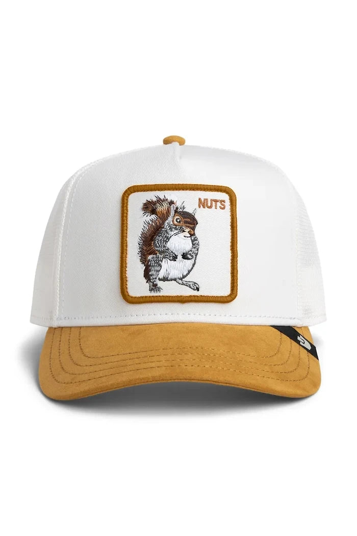 Şapka siperlikli Suede Squirrel