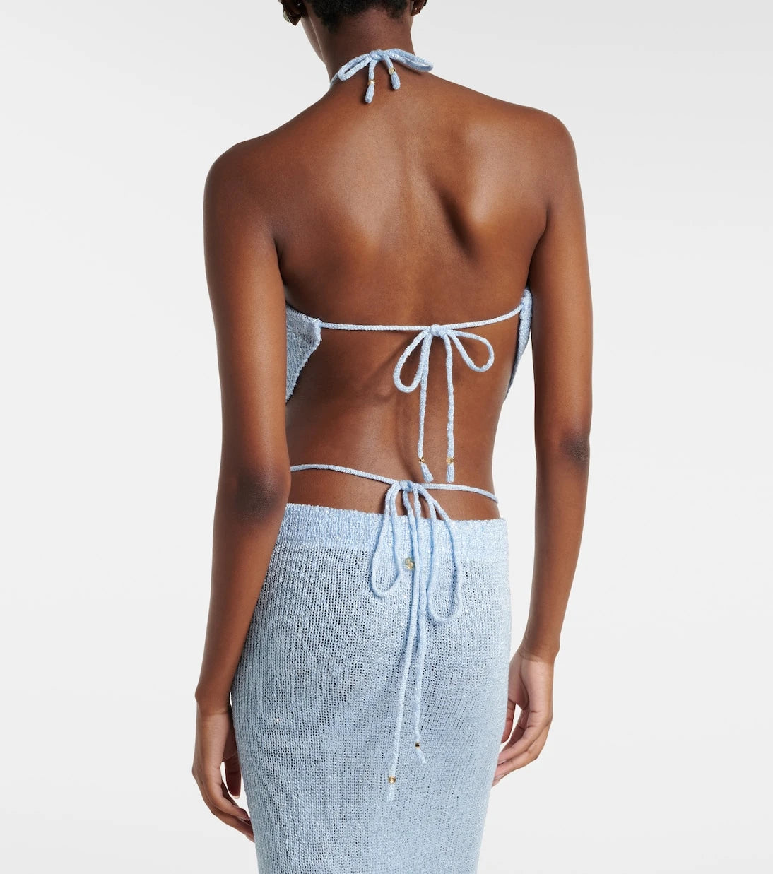 Bananhot - Liz sequined halterneck top
