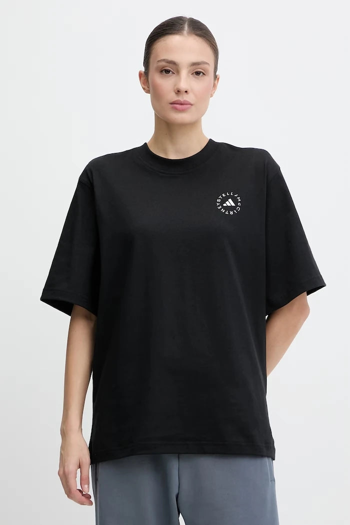 Памучна тениска adidas by Stella McCartney