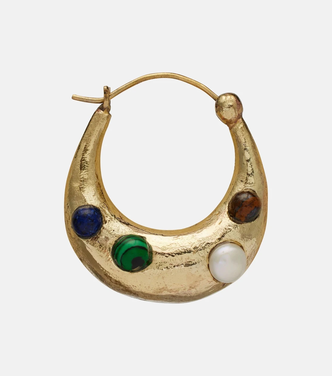 Alémais - Jem Rainbow embellished hoop earrings