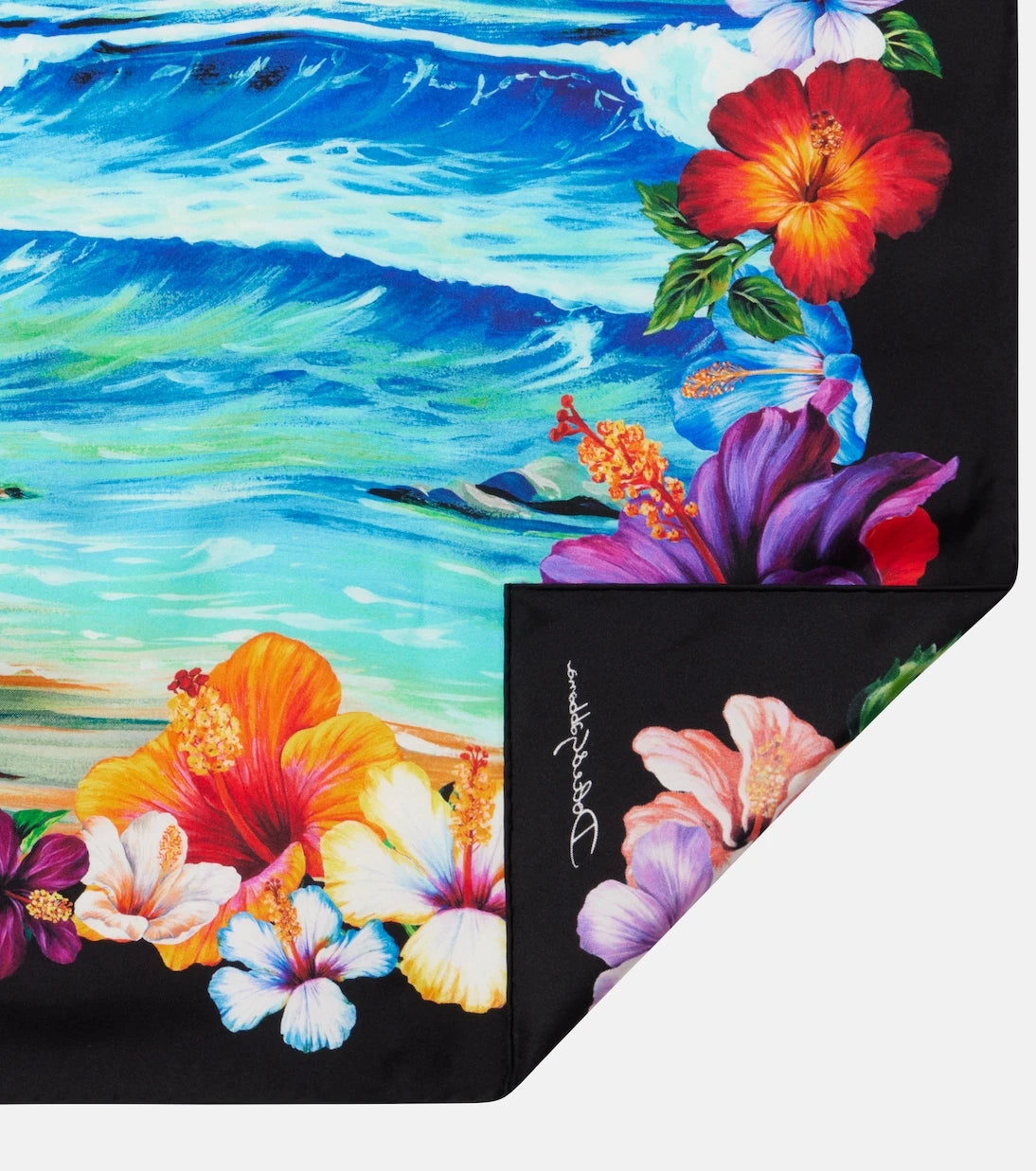 Dolce&Gabbana - Printed silk twill scarf