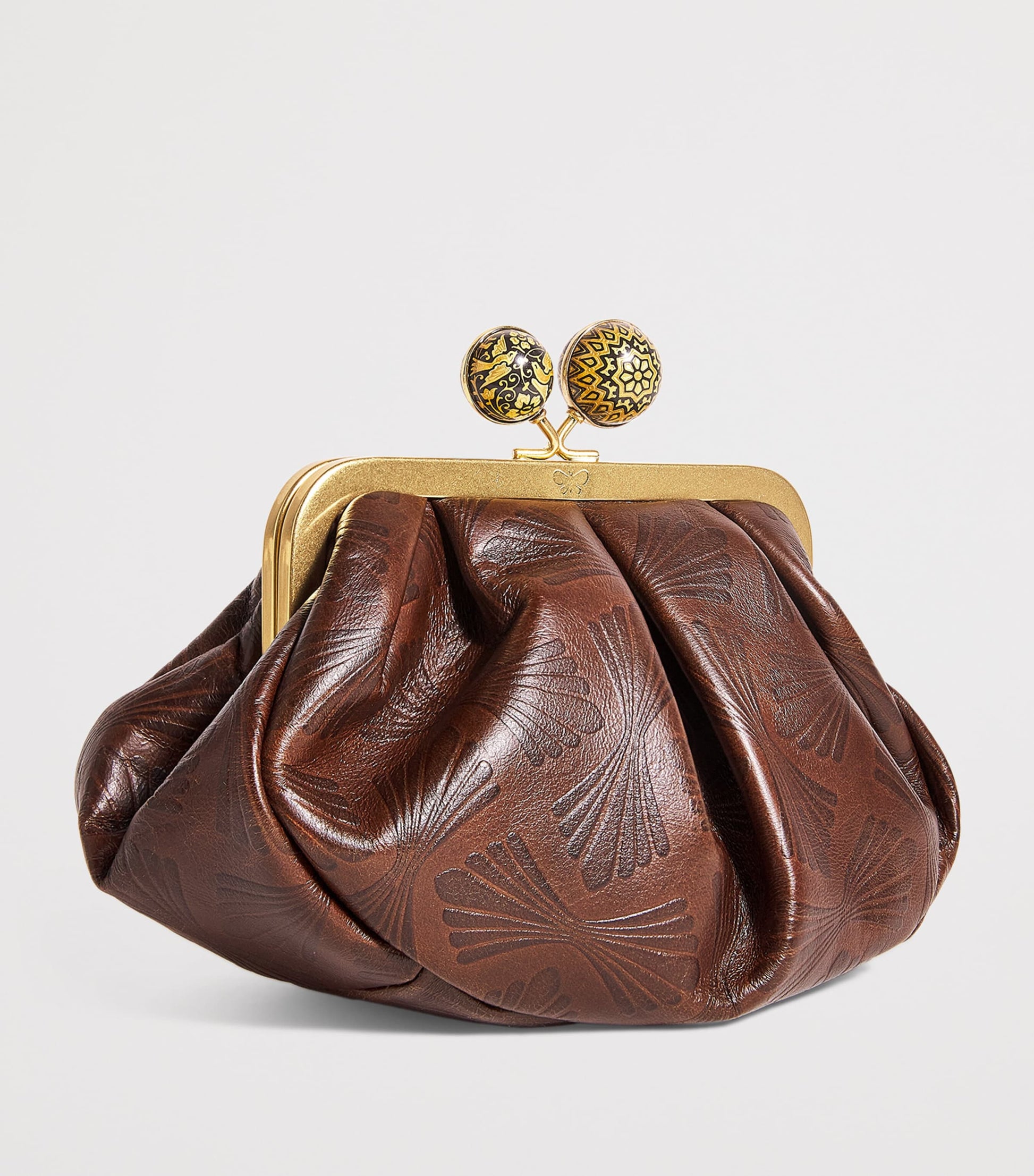 Leather Spanish Heritage Pasticcino Clutch Bag