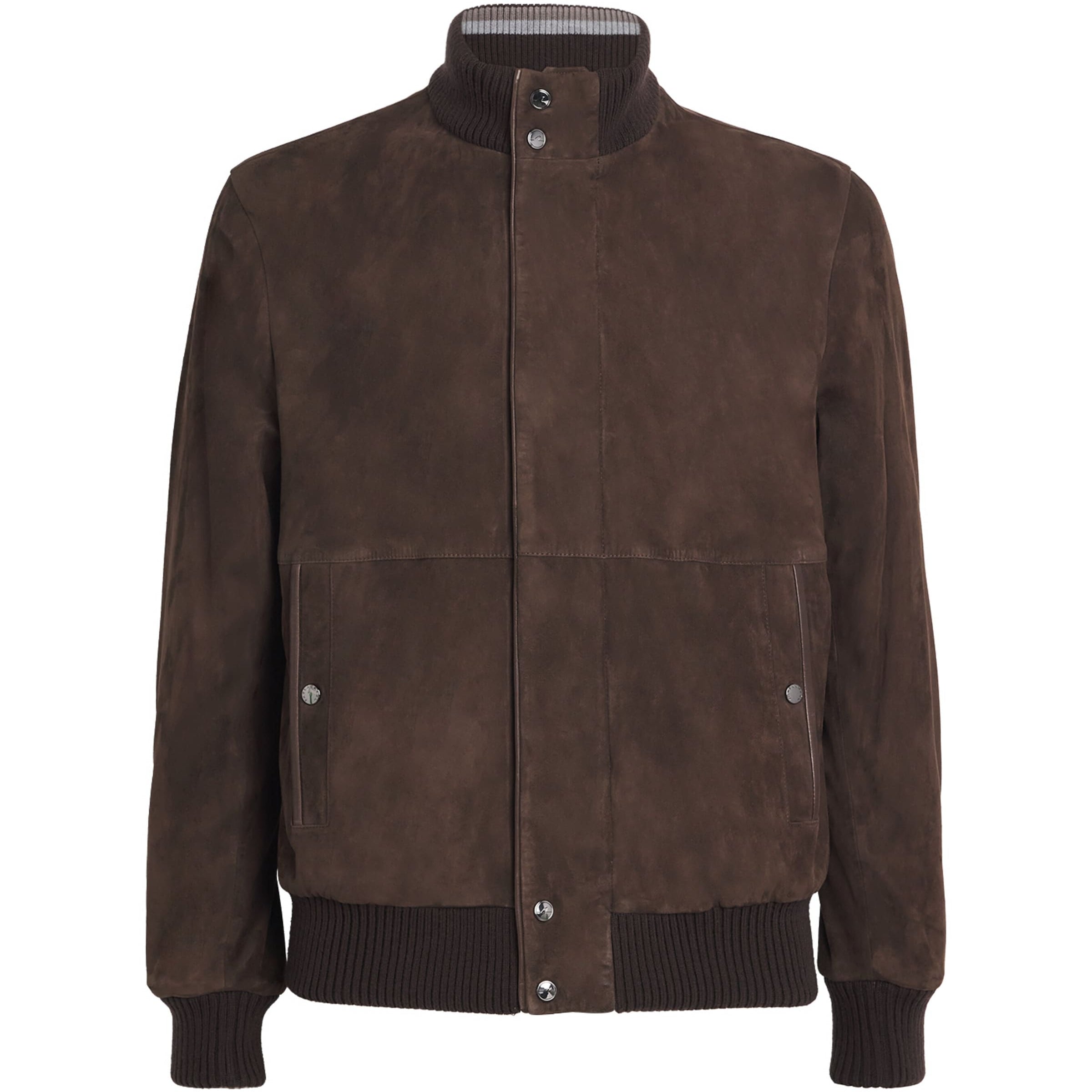 Aqualeather Suede Bomber Jacket