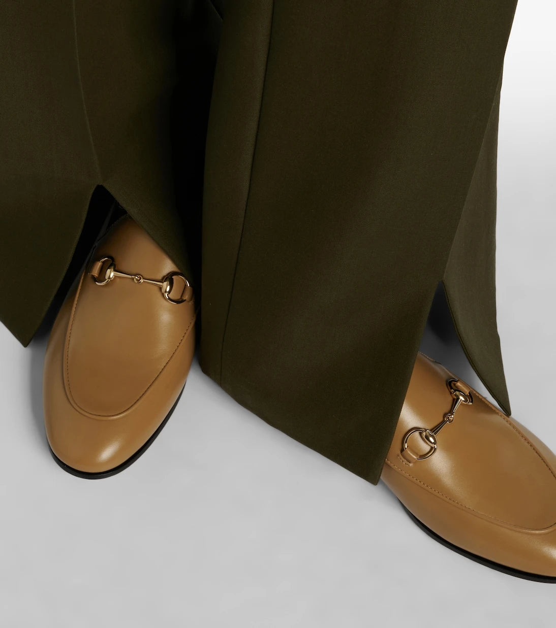 Gucci - Jordaan Horsebit leather loafers