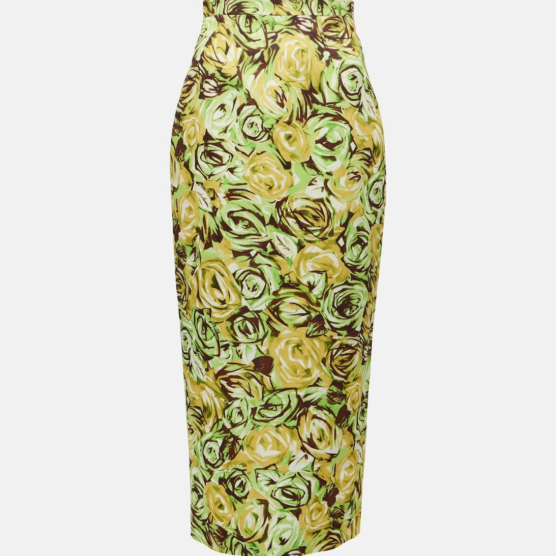Emilia Wickstead - Lorelei floral twill pencil skirt
