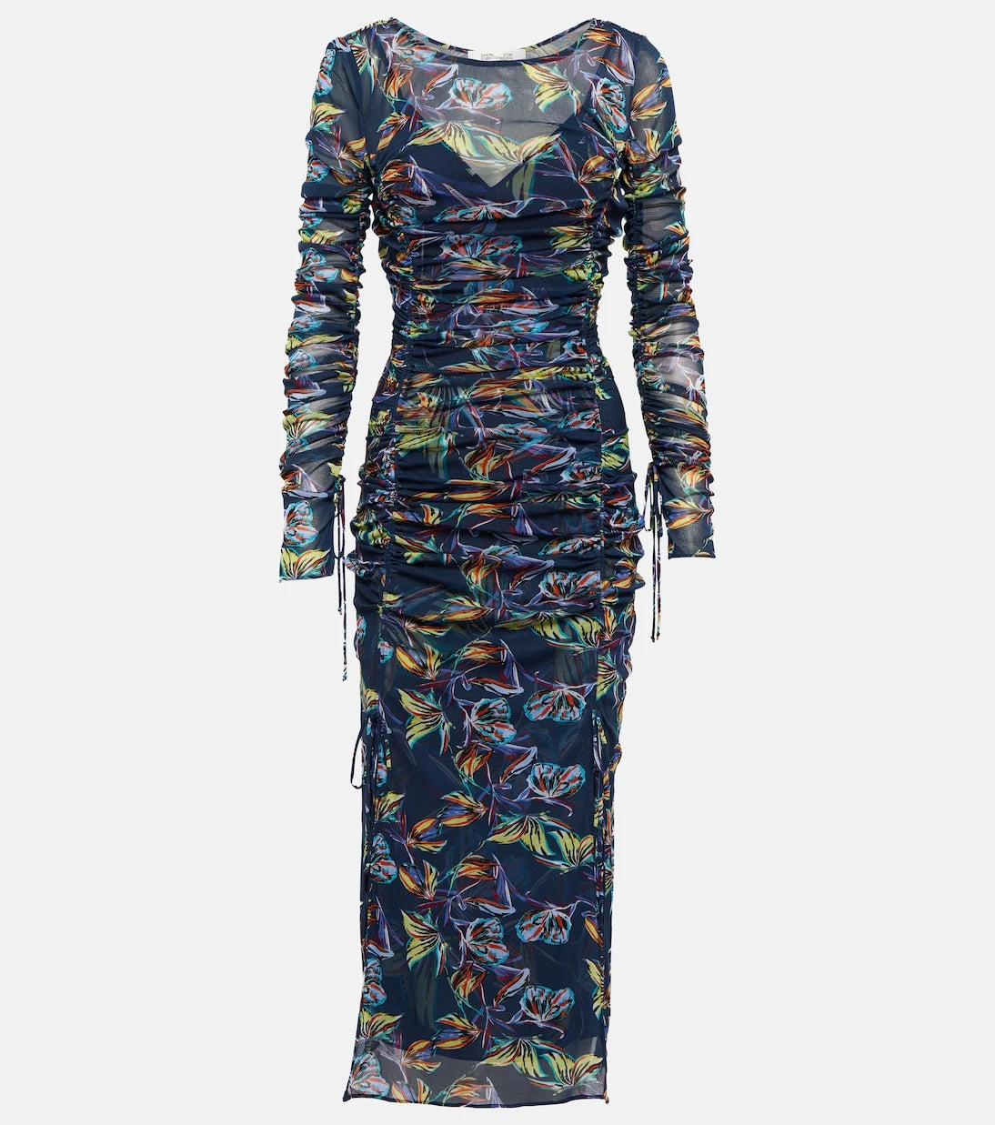Diane von Furstenberg - Corinne printed mesh midi dress