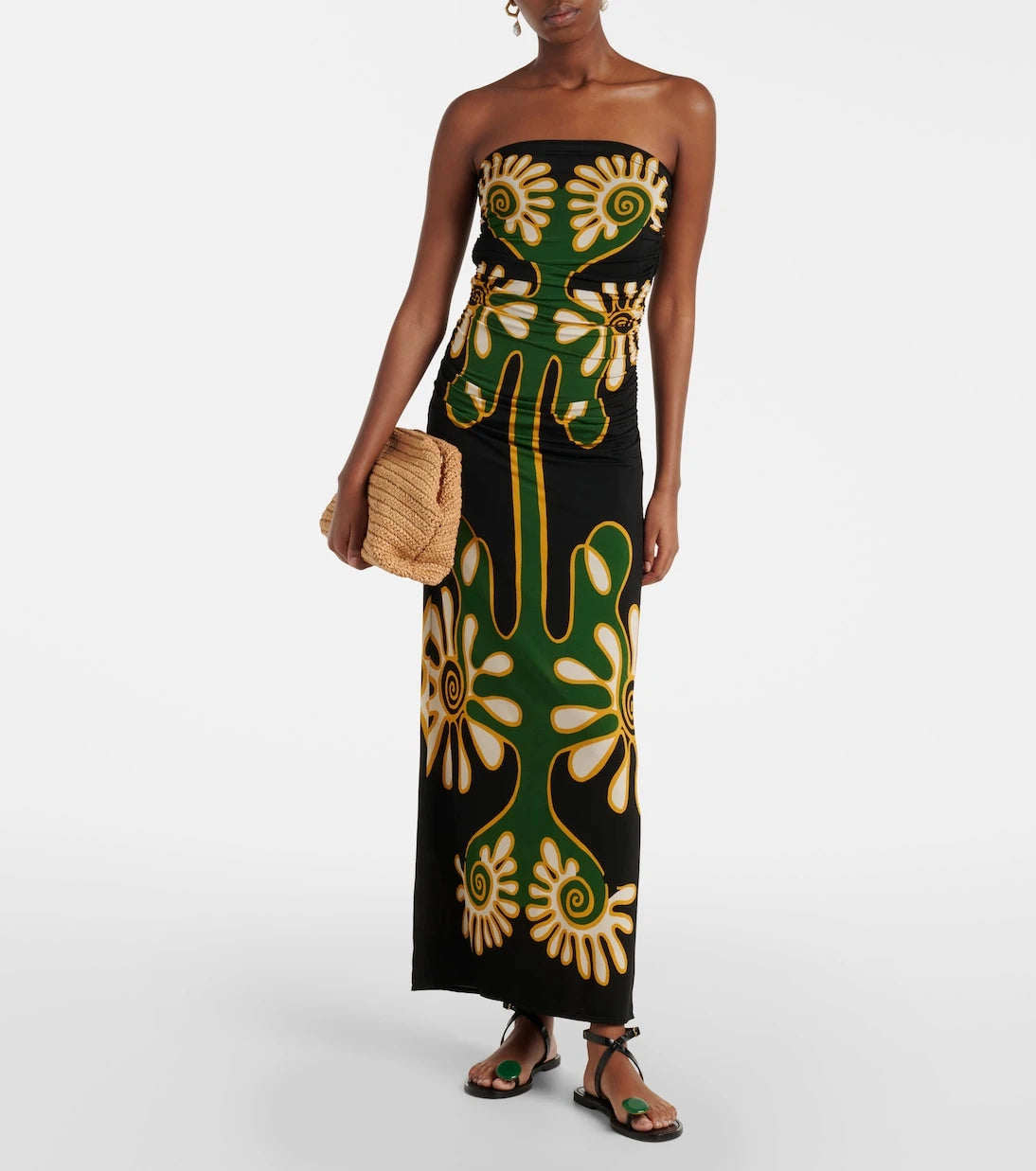 Cala de la Cruz - Daphne printed jersey maxi dress