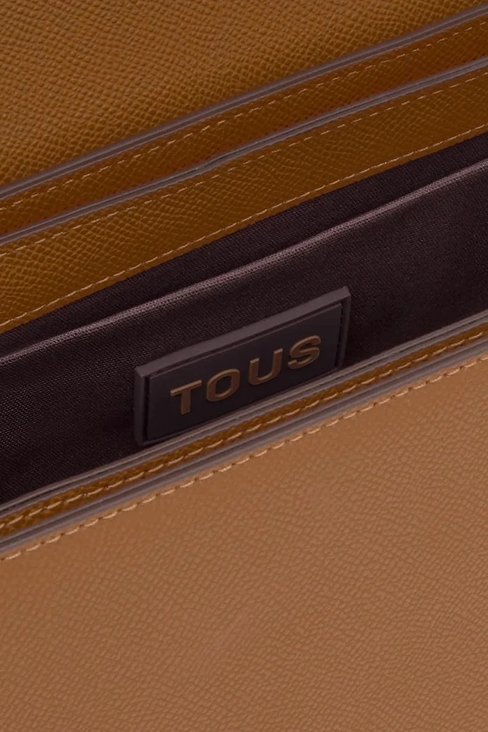 Tous kadın crossbody çanta, suni deriden