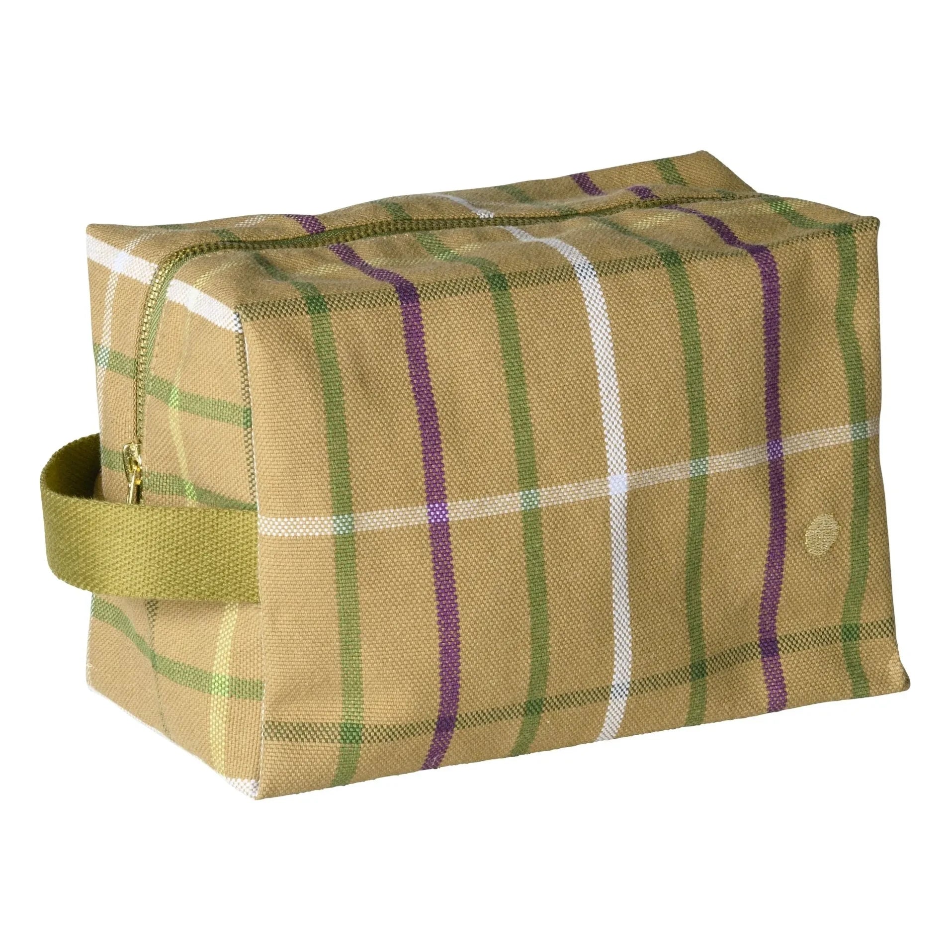 La cerise sur le gâteau - Cube Scotty toiletry bag | Mustard