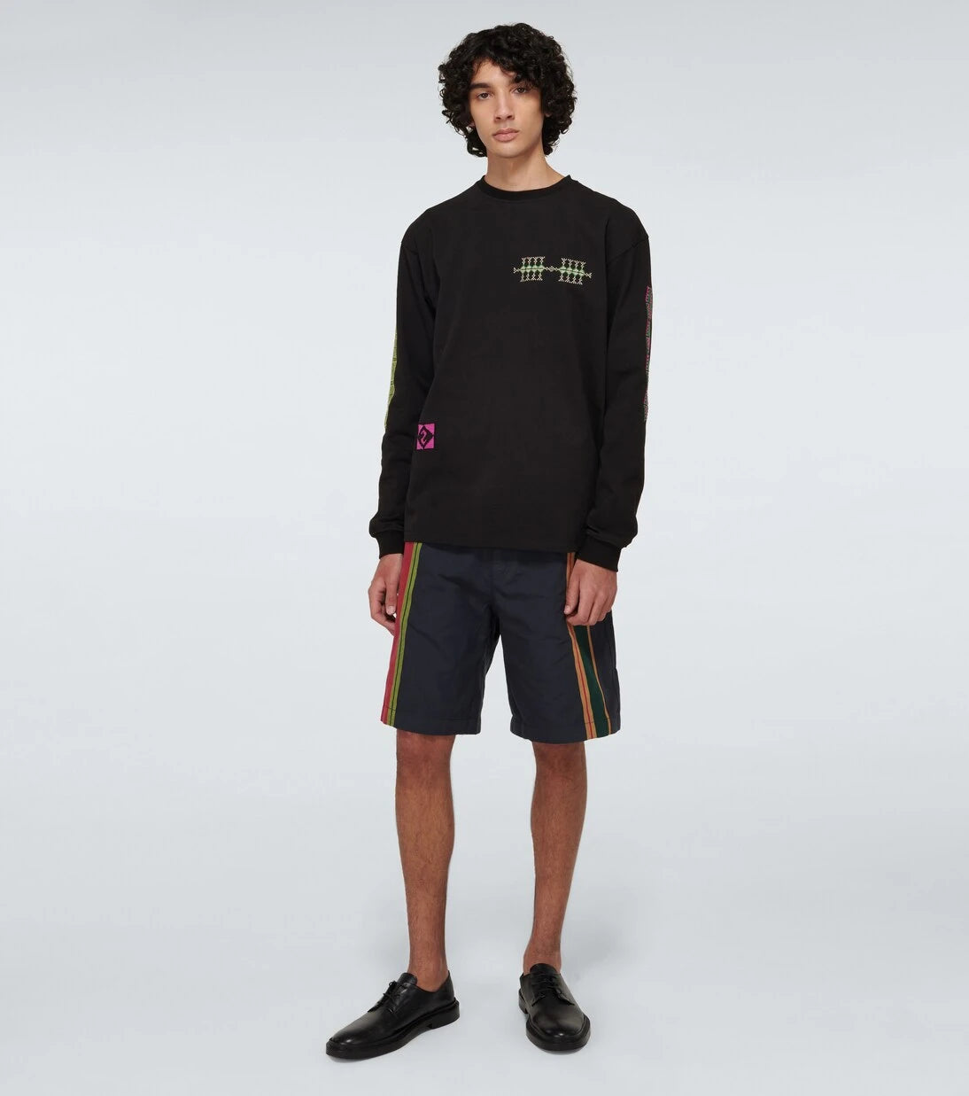 Adish - Majdalawi striped shorts