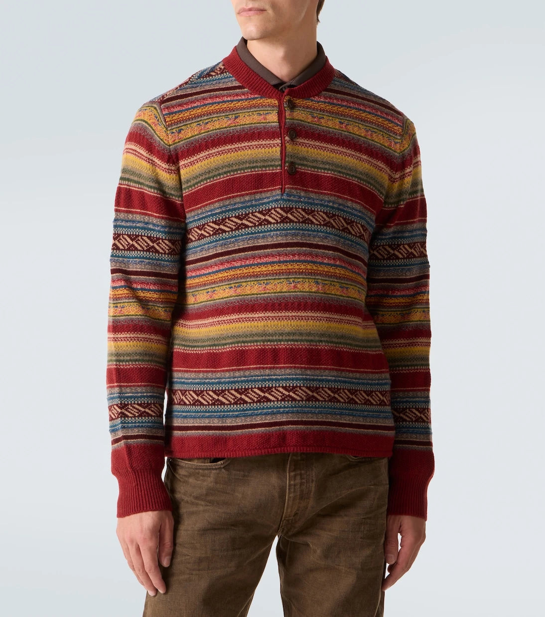 RRL - Wool-blend jacquard sweater