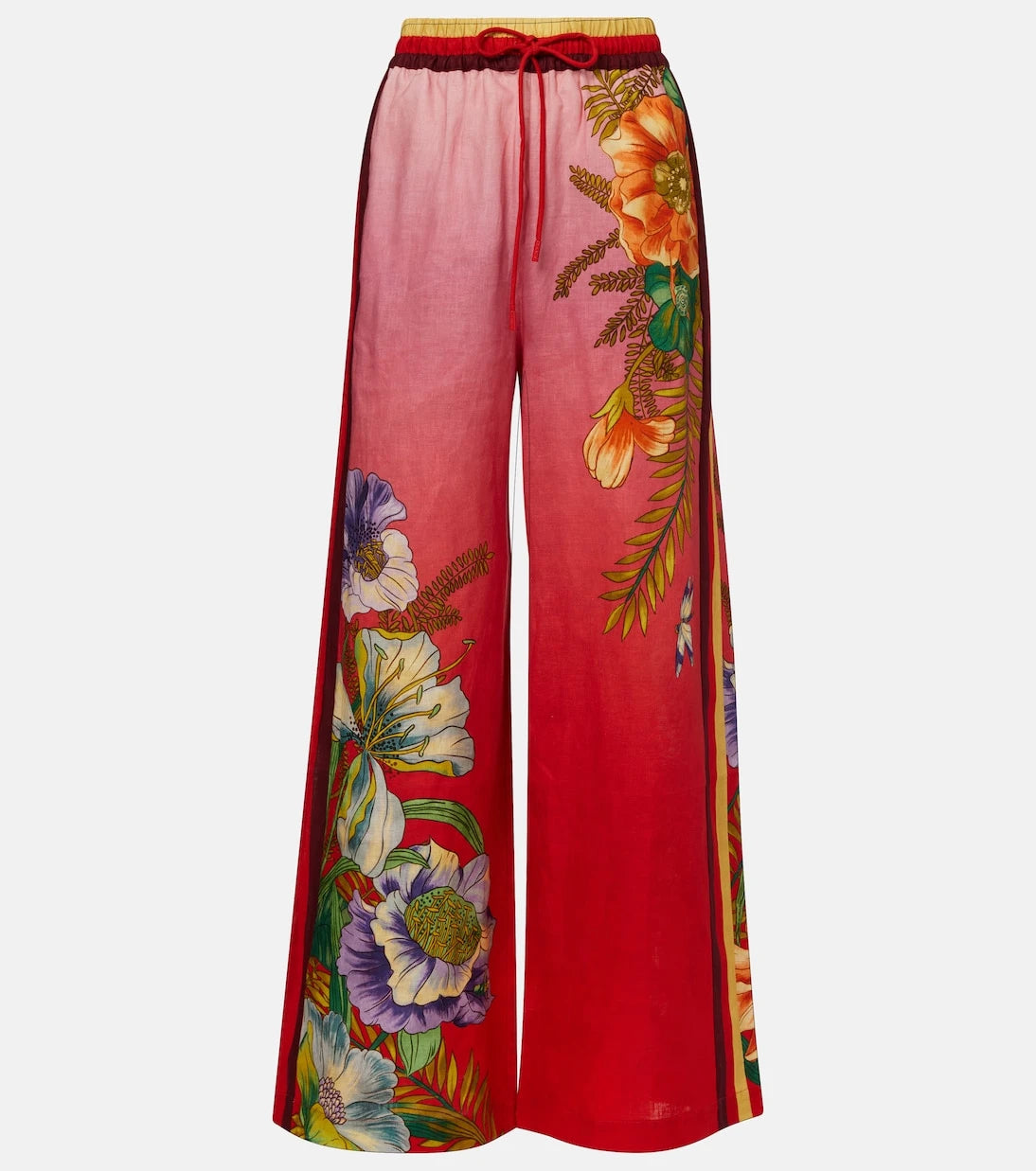Alémais - Inez ombré linen wide-leg pants