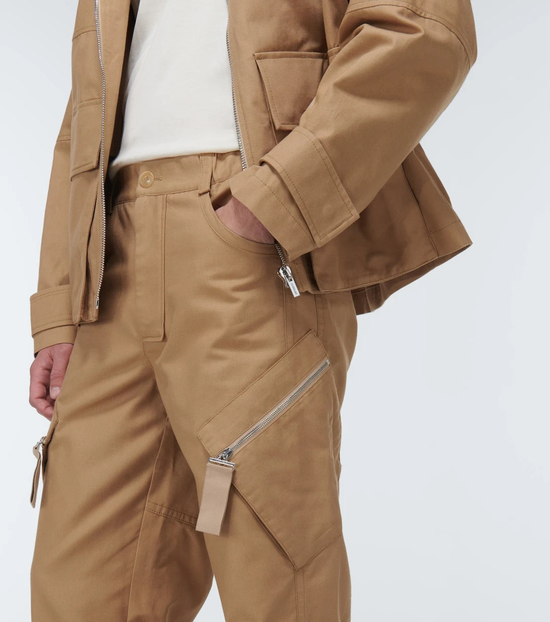 Jacquemus - Le Cargo Marrone cotton pants