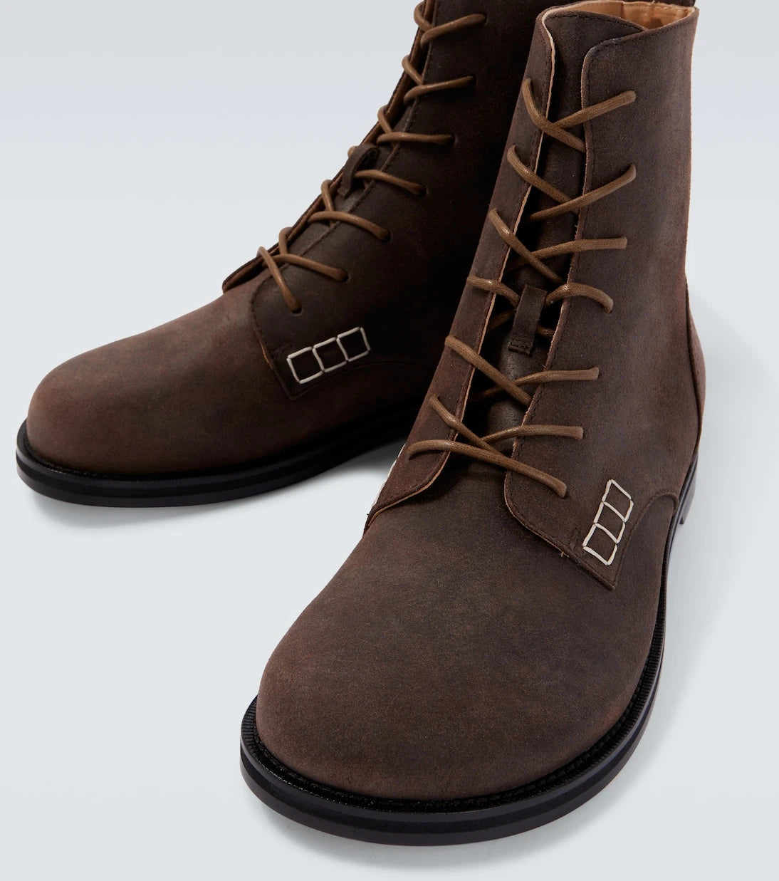 JW Anderson - Leather lace-up boots