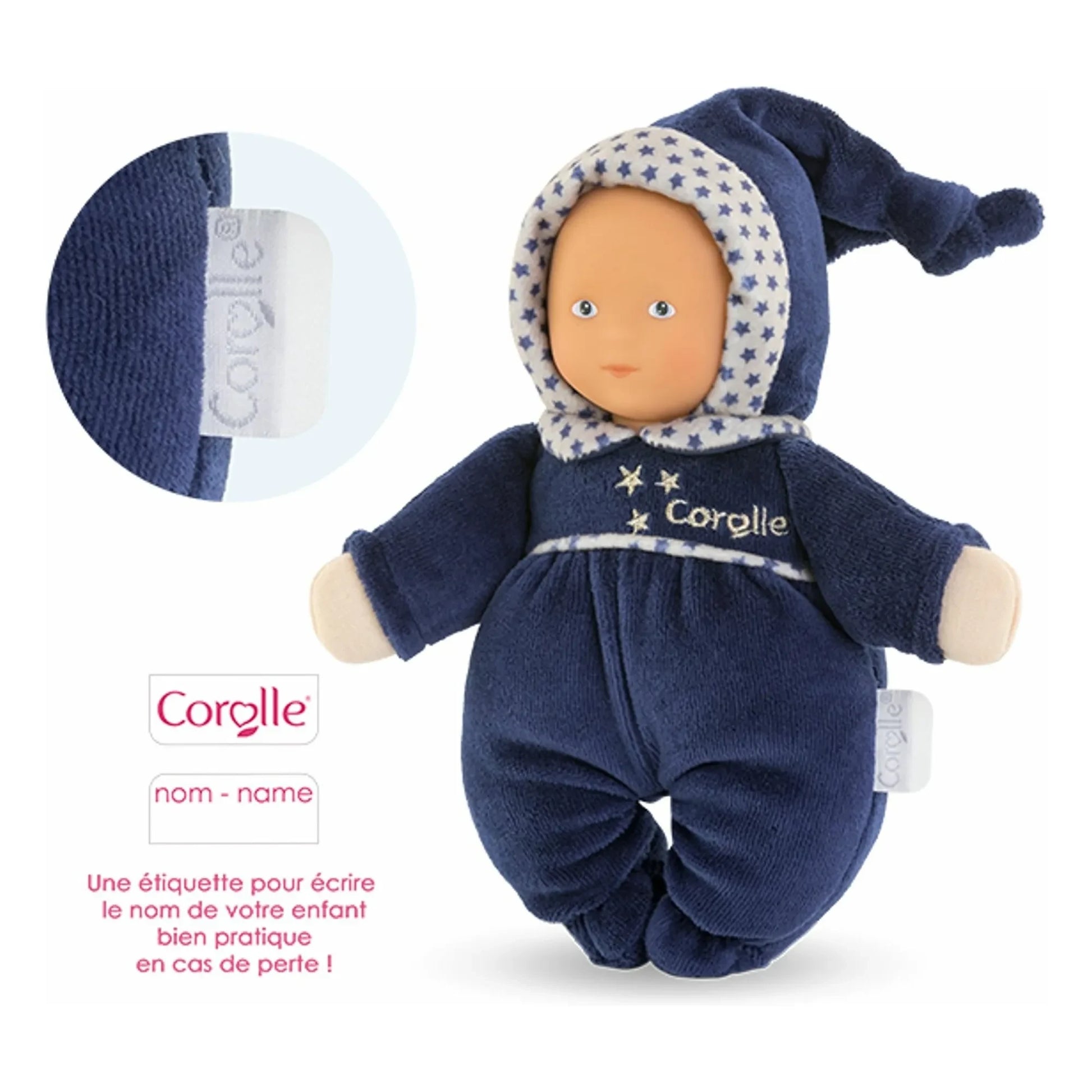 Corolle - Babidoux - Rêves d'Etoiles soft toy | Midnight blue