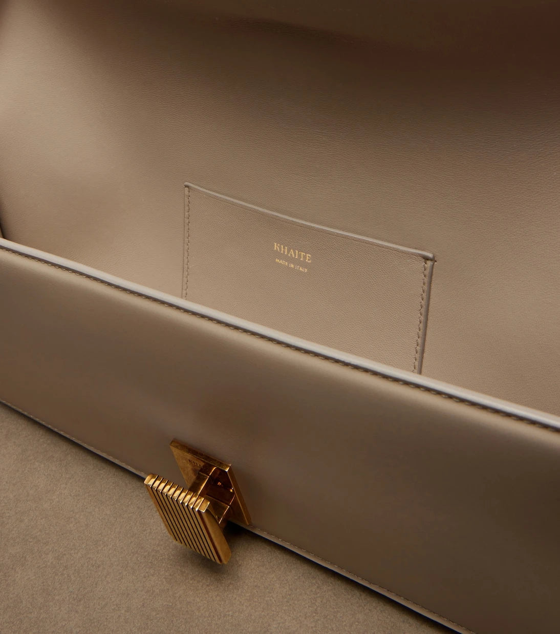 Khaite - Blake leather clutch