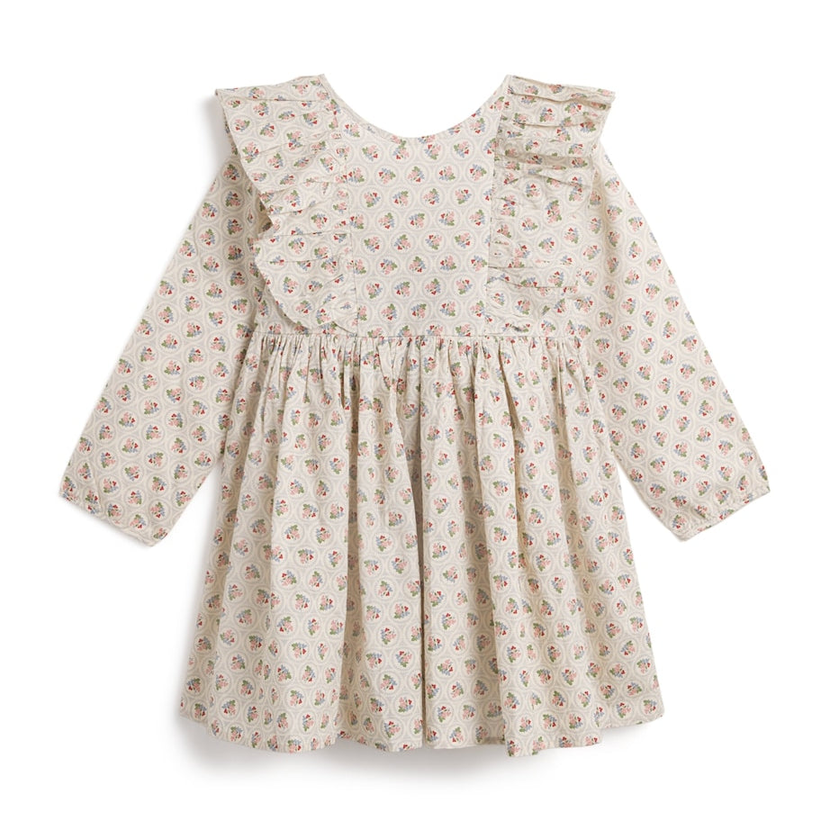 Organic Cotton Bow Cianna Dress (5-10 Years)