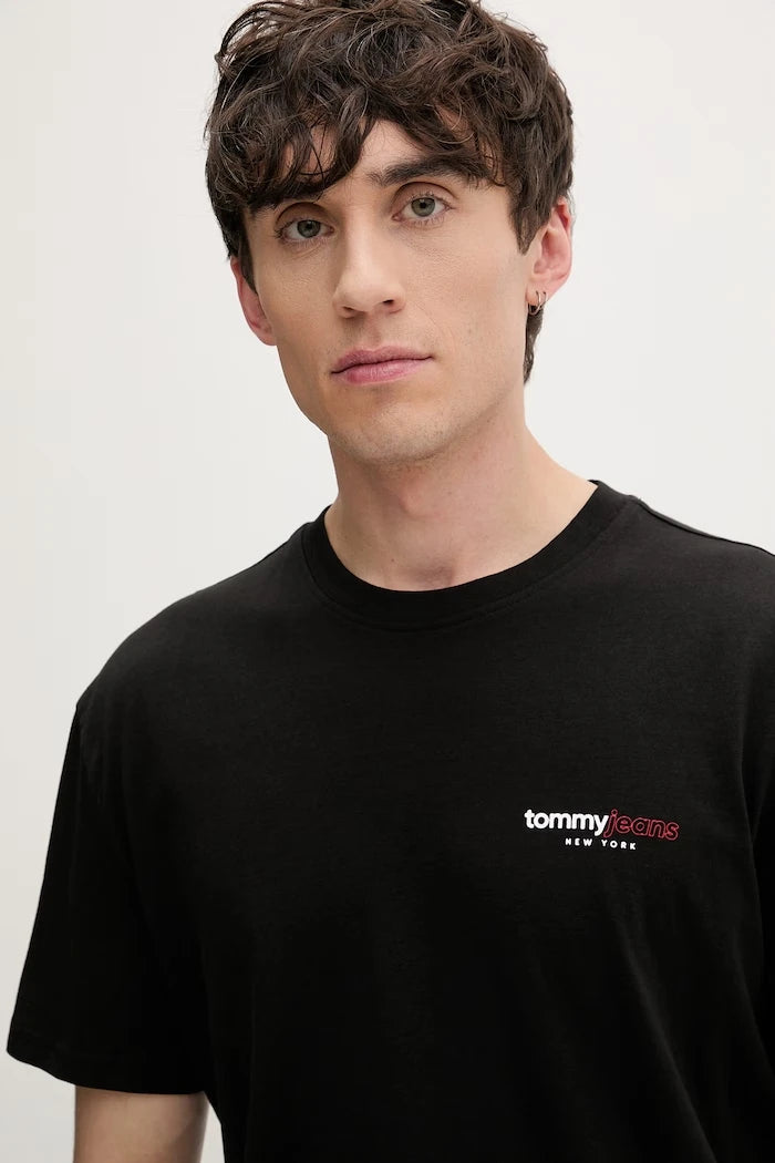 Tommy Jeans erkek pamuklu tişört
