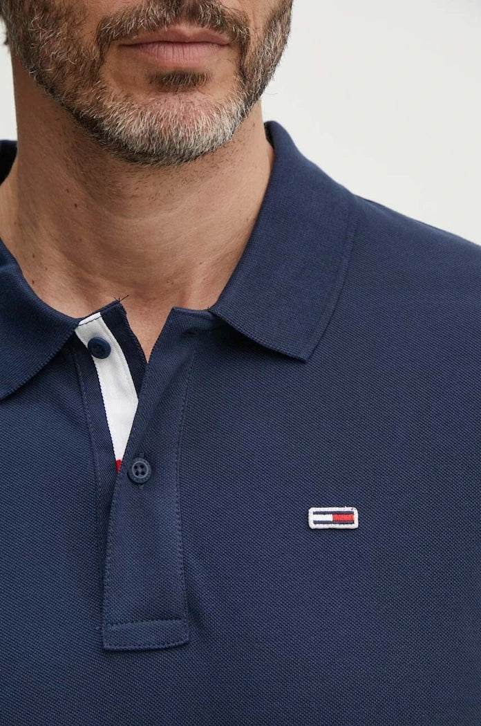 Tommy Jeans Yakalı Pamuklu Tişört