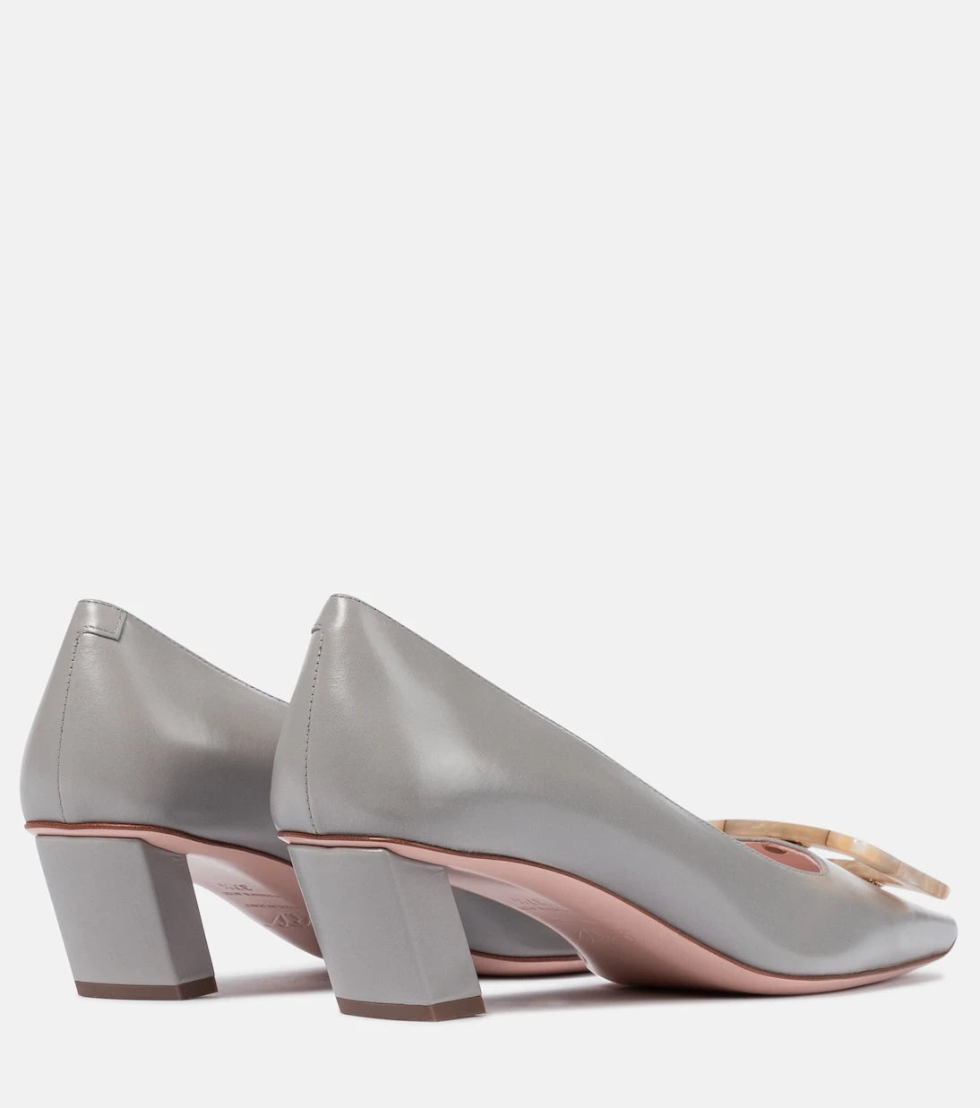 Roger Vivier - Belle Vivier leather pumps