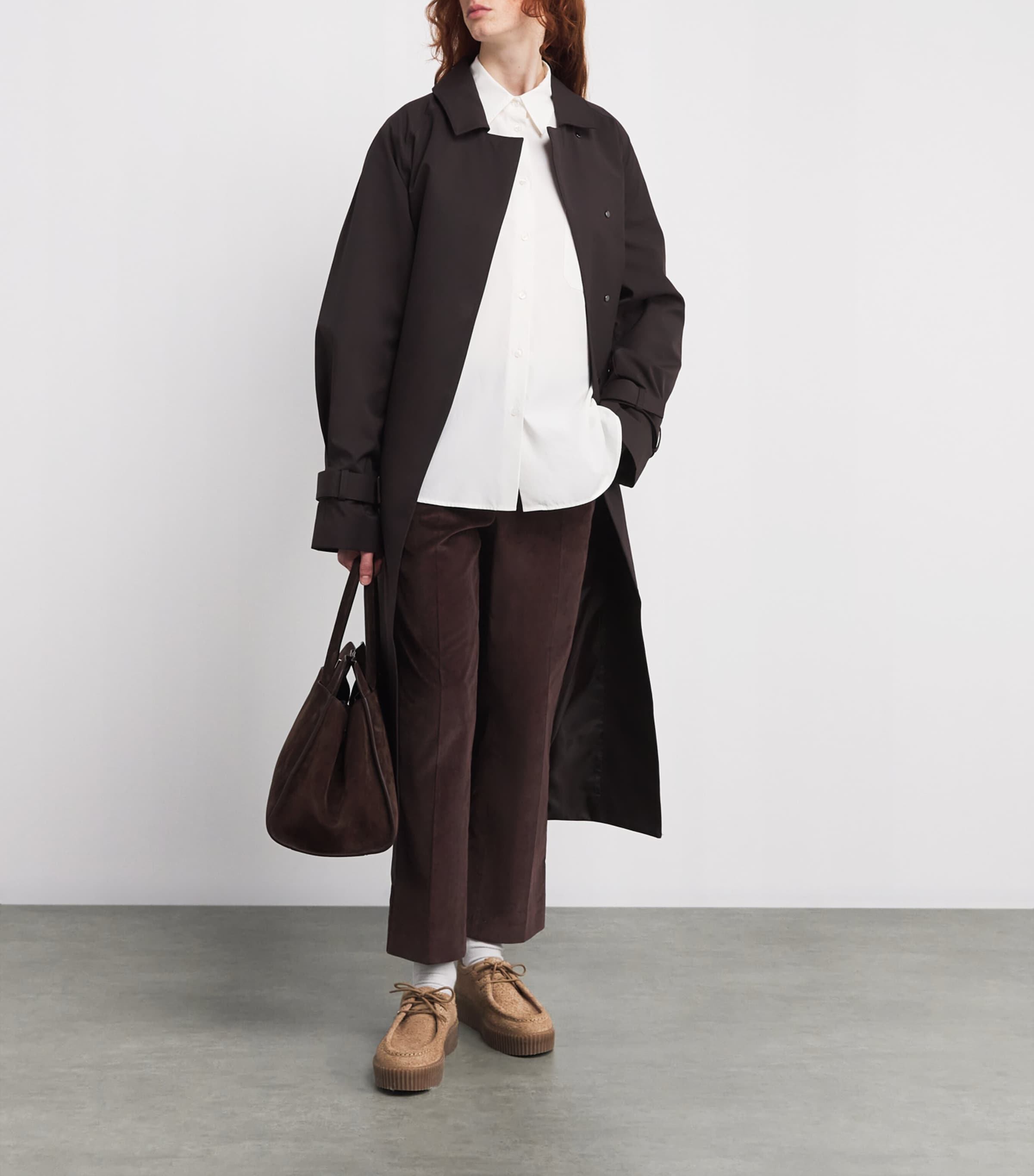 Weekend Max Mara Purple Corduroy Straight Trousers