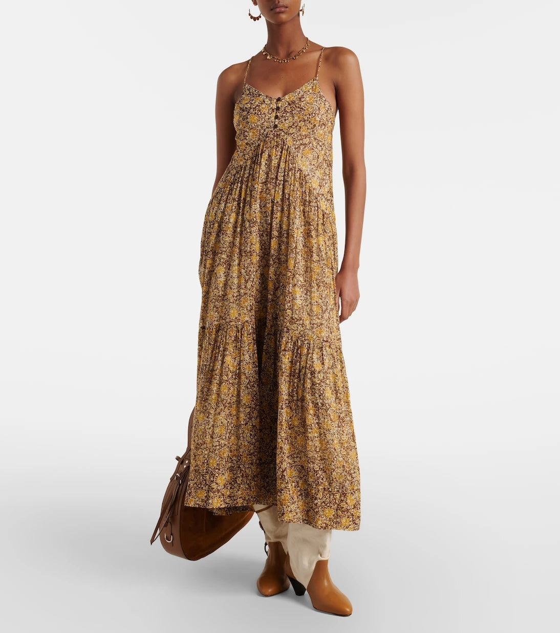 Marant Etoile - Sabba floral cotton maxi dress
