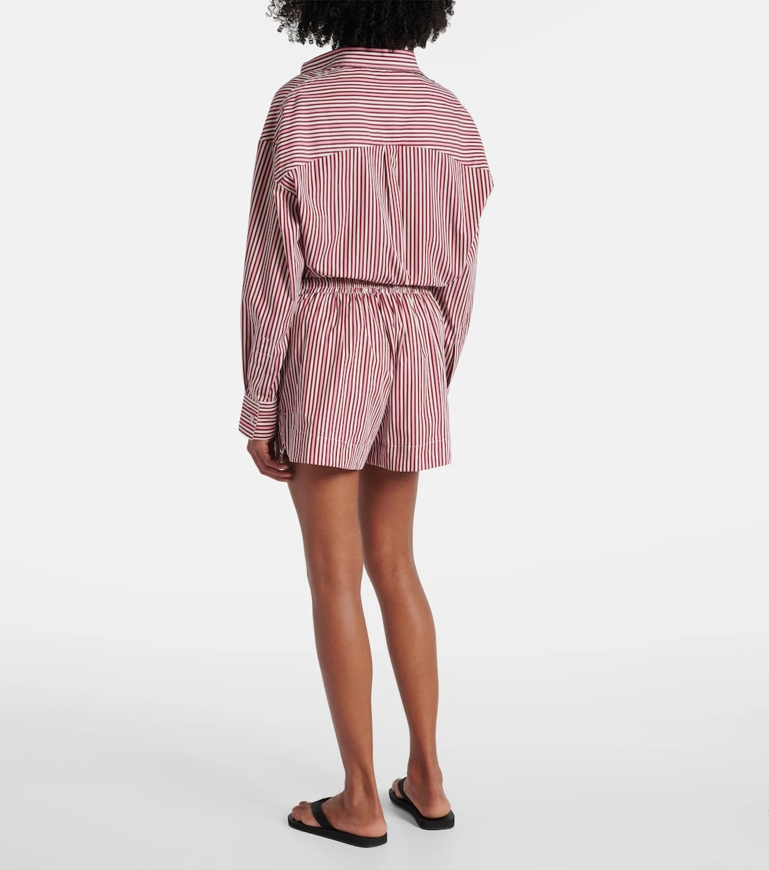 Faithfull - Lonia striped cotton shorts