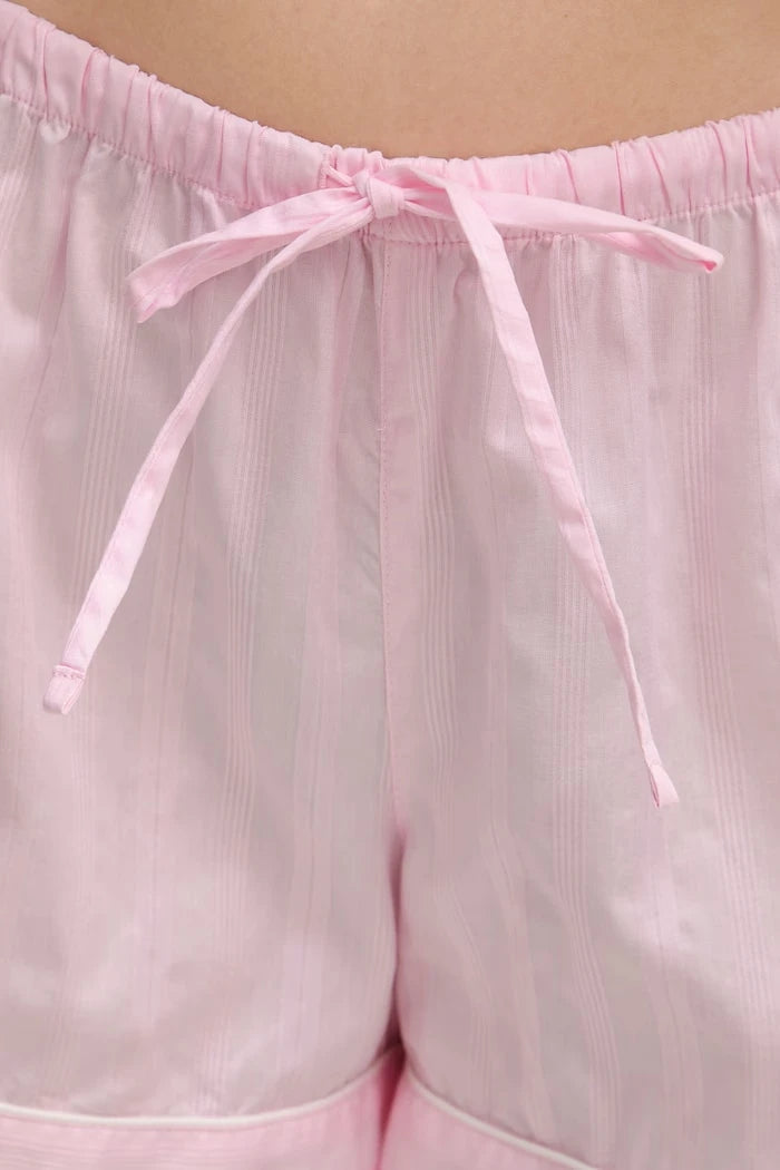 Lauren Ralph Lauren iki parçalı kadın pamuklu pijama