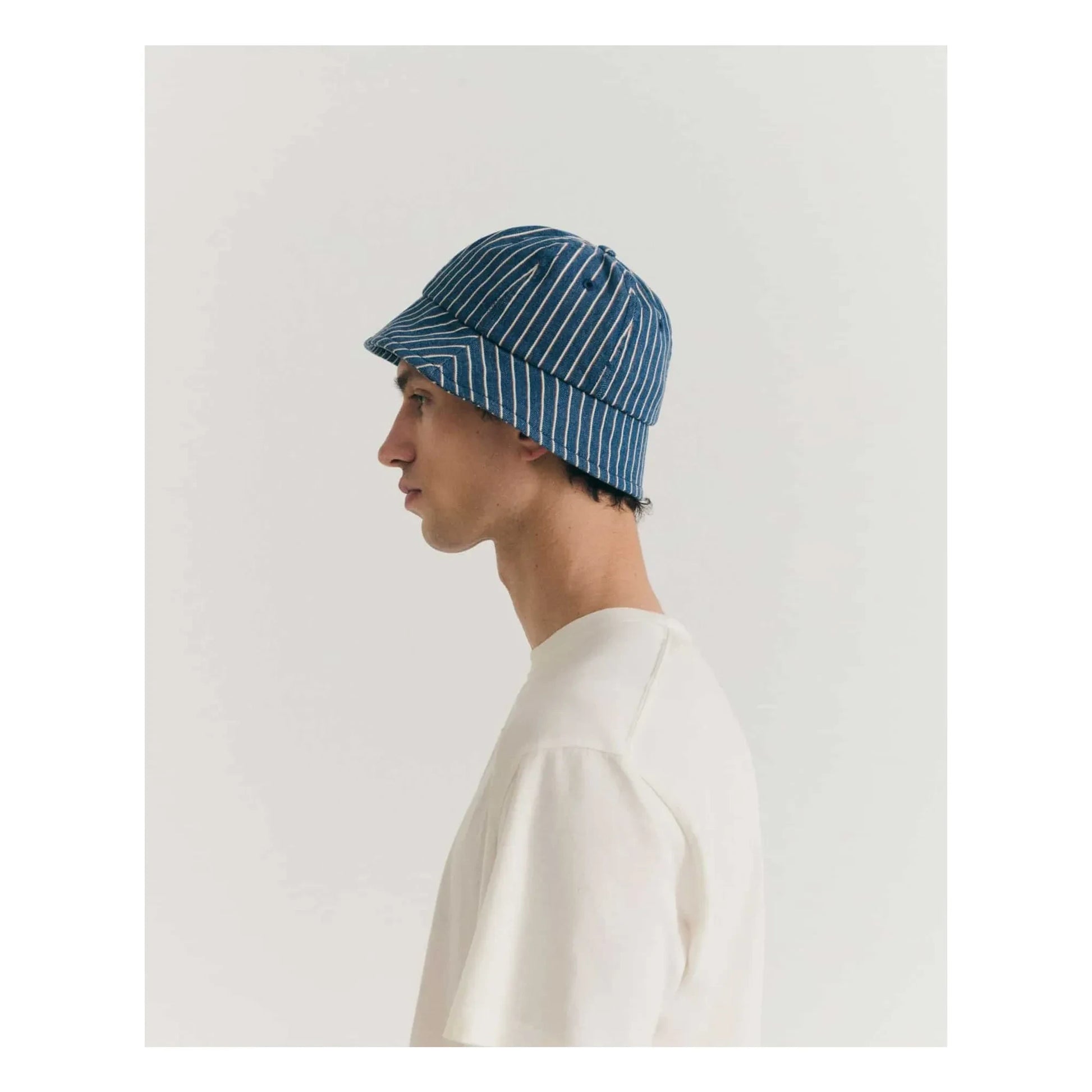 Thinking Mu - Norfeu Striped Bob Organic Cotton | Blue
