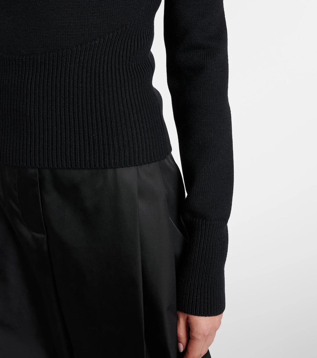 Alaïa - Virgin wool turtleneck sweater