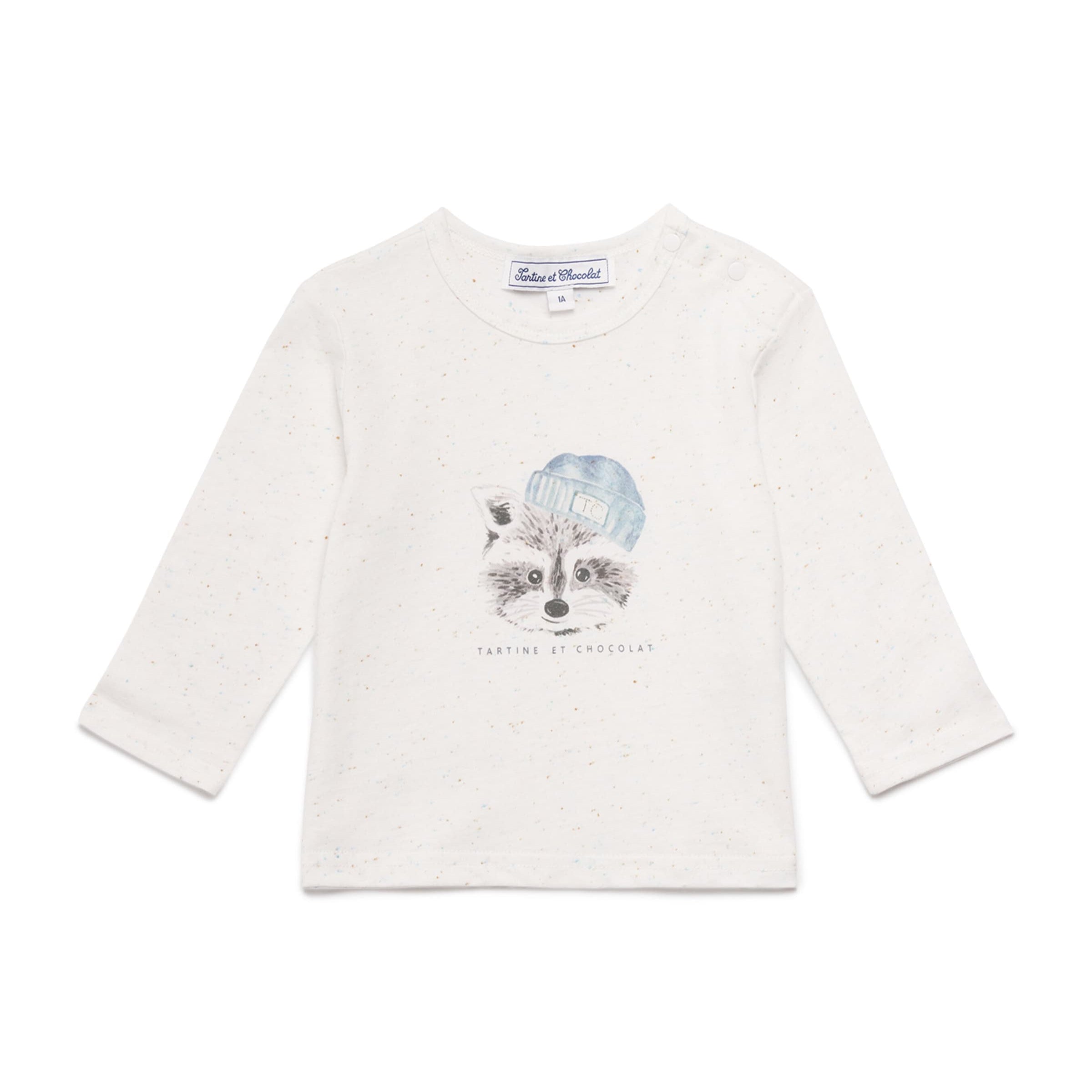 Cotton-Blend Raccoon Print T-Shirt (3 Months-4 Years)