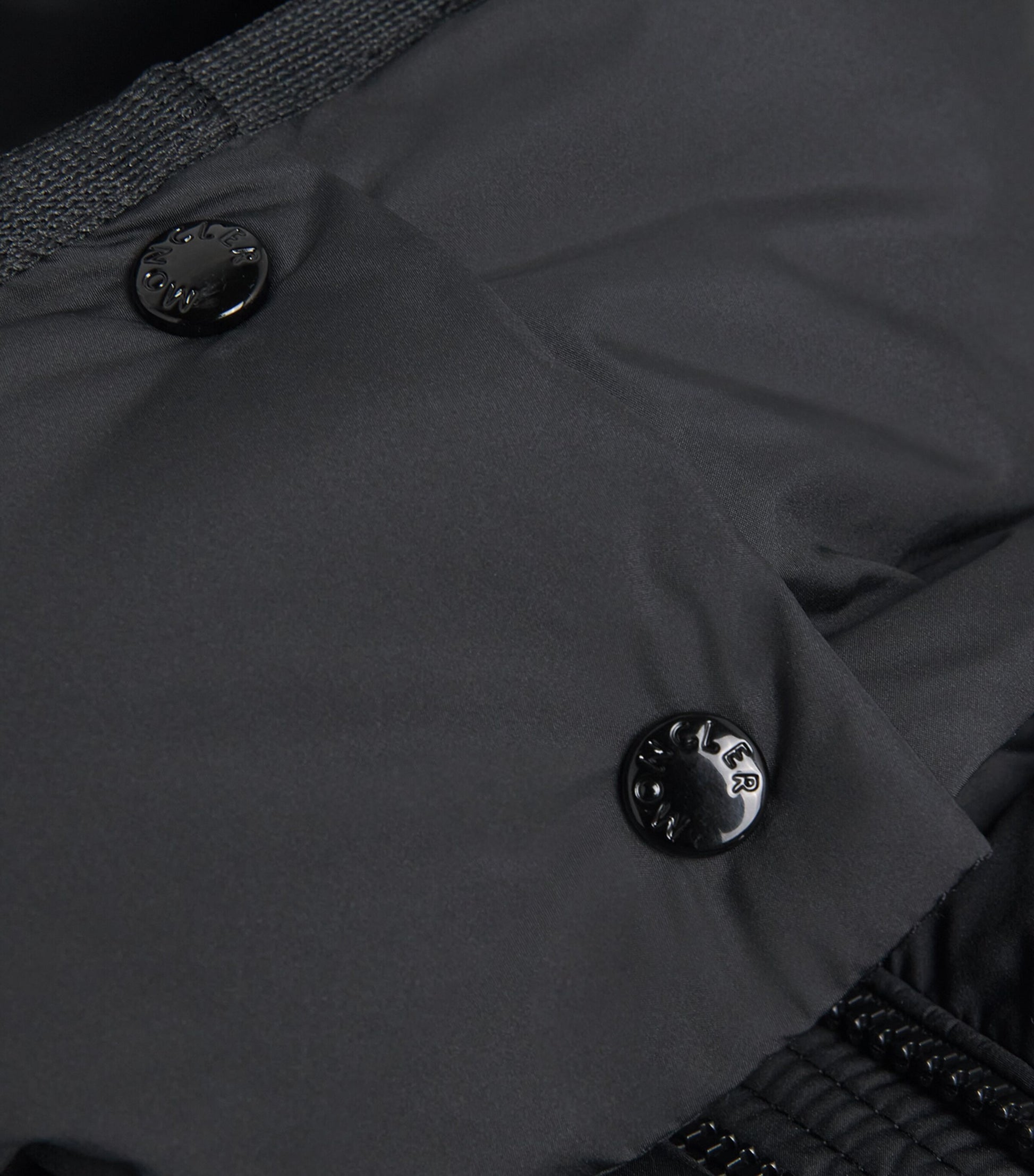 Moncler Black Down Water-Resistant Fourmines Jacket