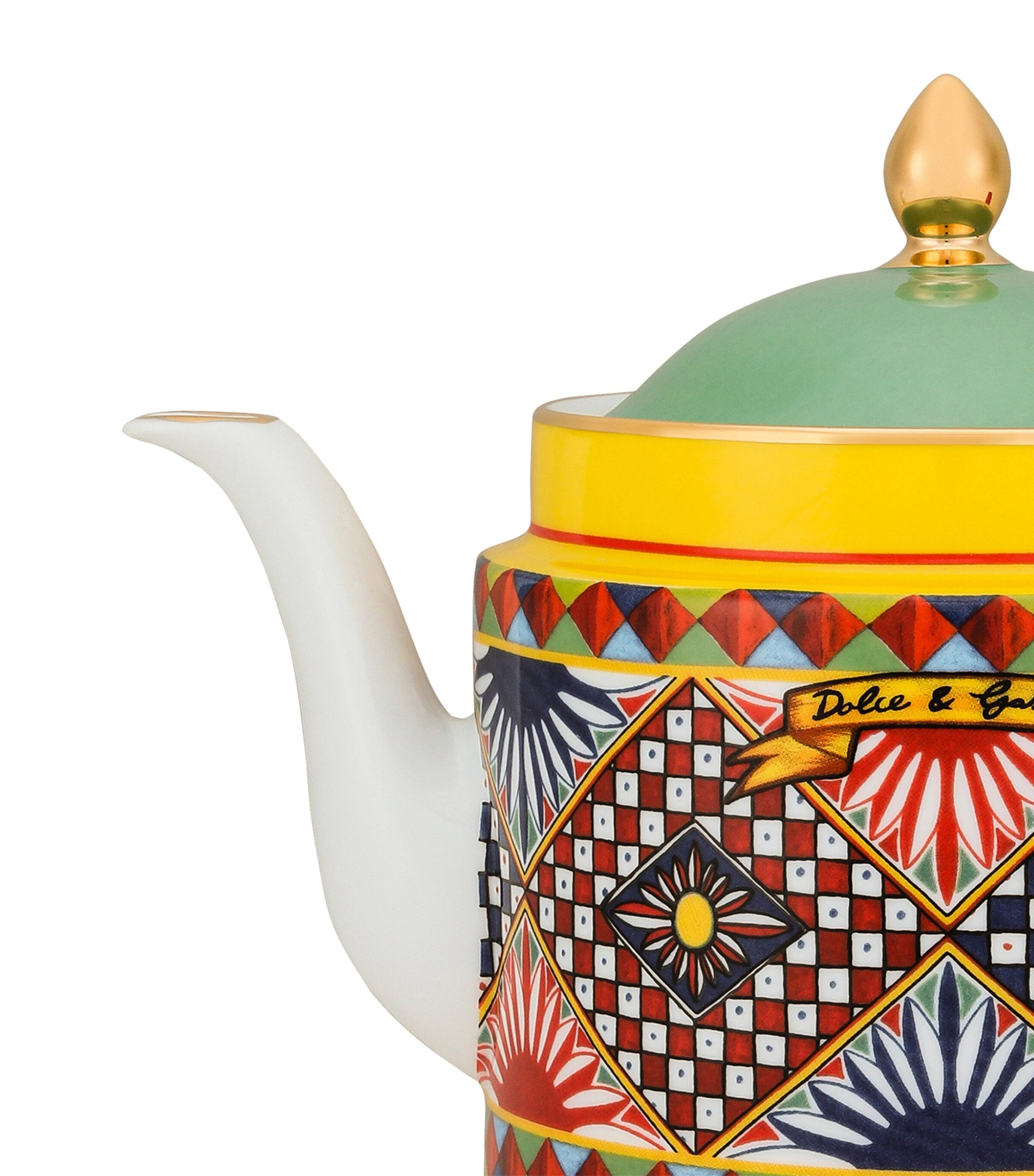 Dolce & Gabbana Casa Porcelain Carretto Teapot