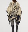 Burberry Beige Wool Reversible Check EKD Cape