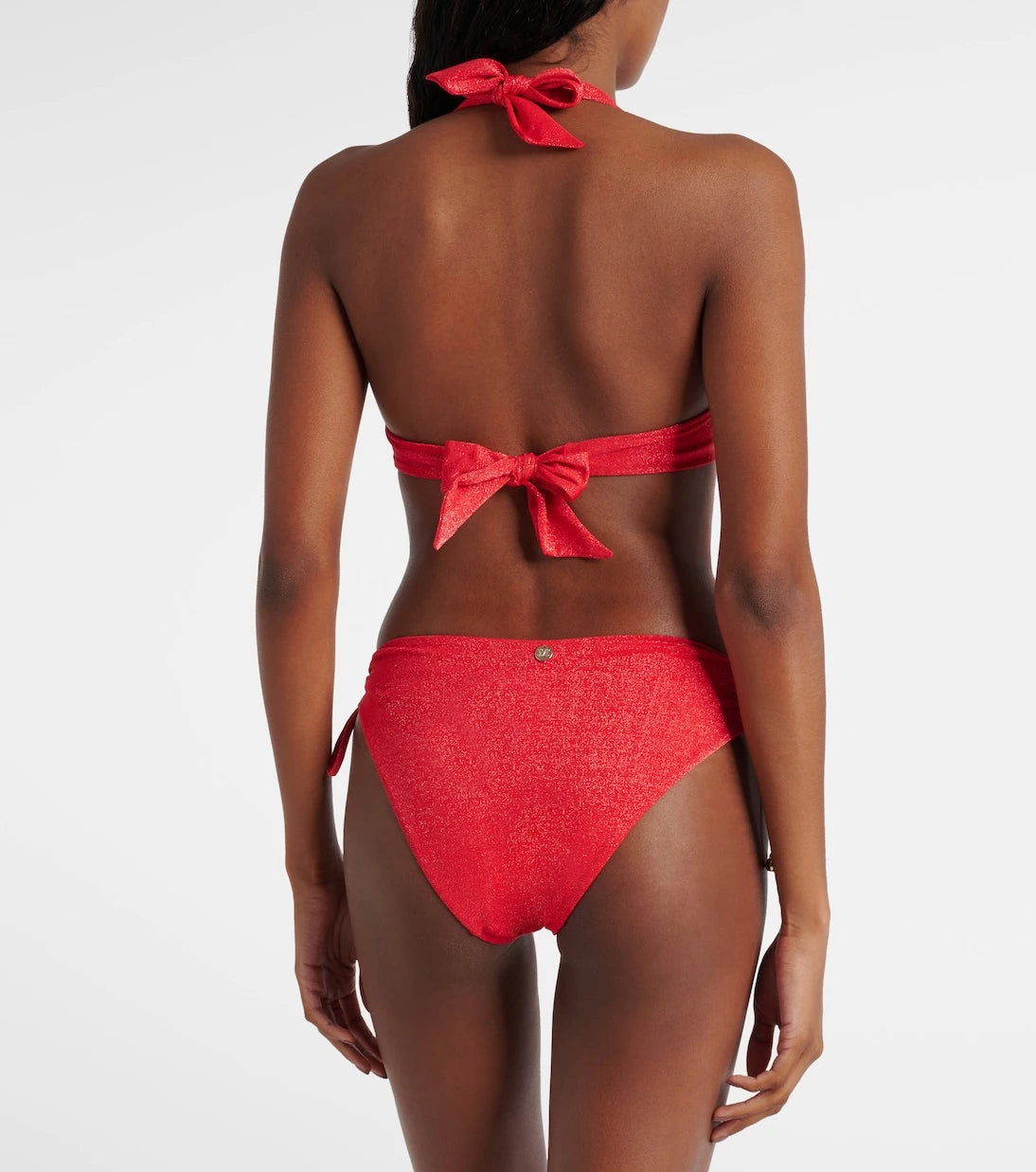 Max Mara - Halterneck Lurex® bikini top