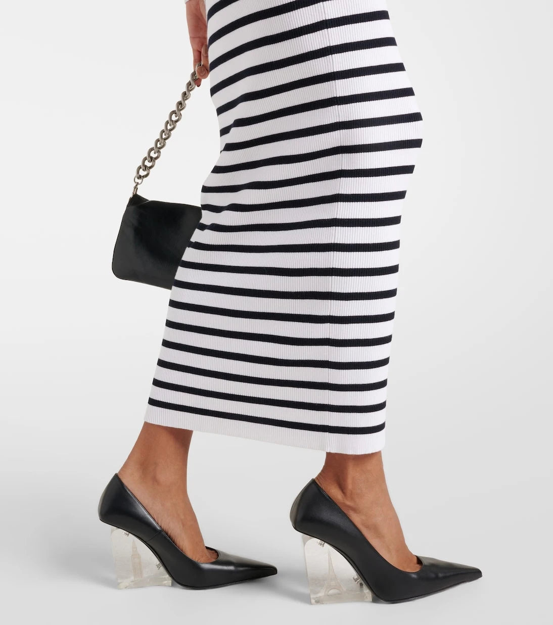 Jean Paul Gaultier - Striped maxi dress