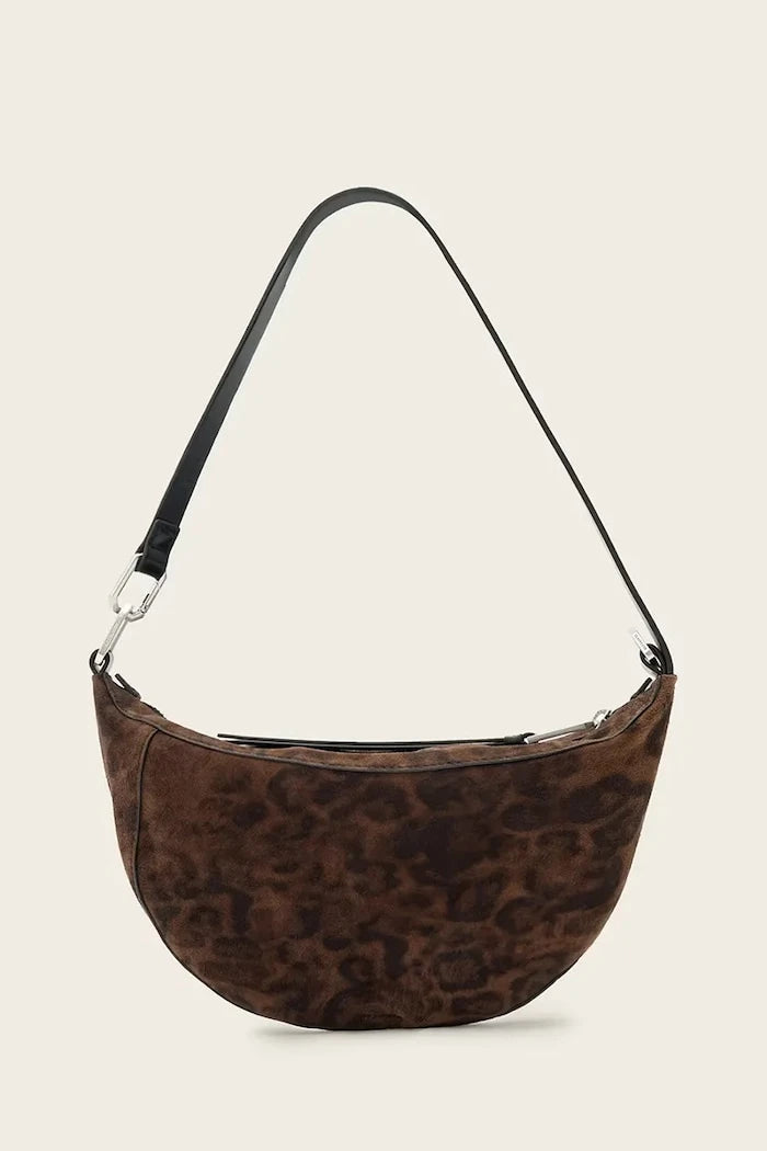 AllSaints kadın süet hobo çanta LUNA