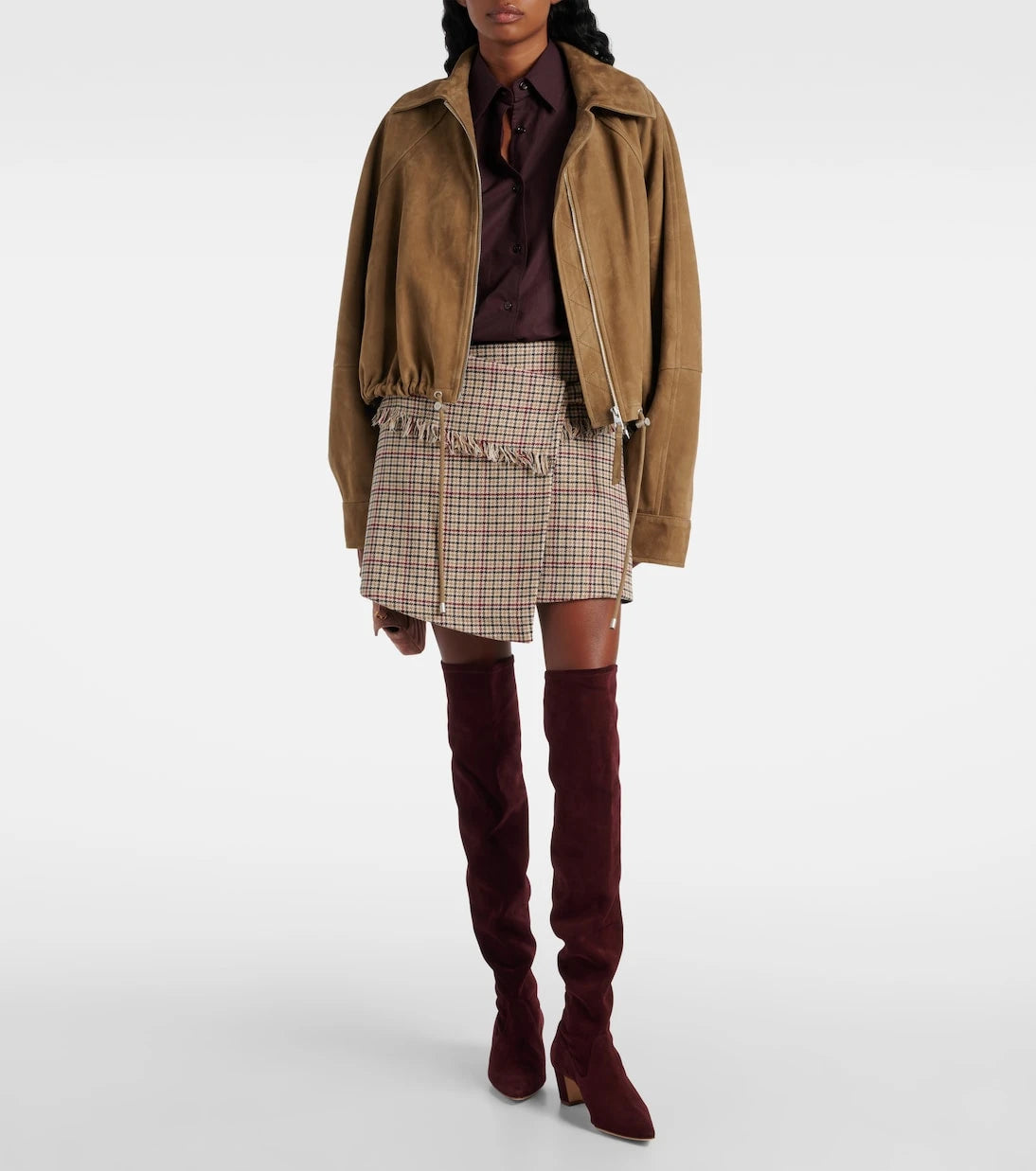Manolo Blahnik - Lupasca suede over-the-knee boots