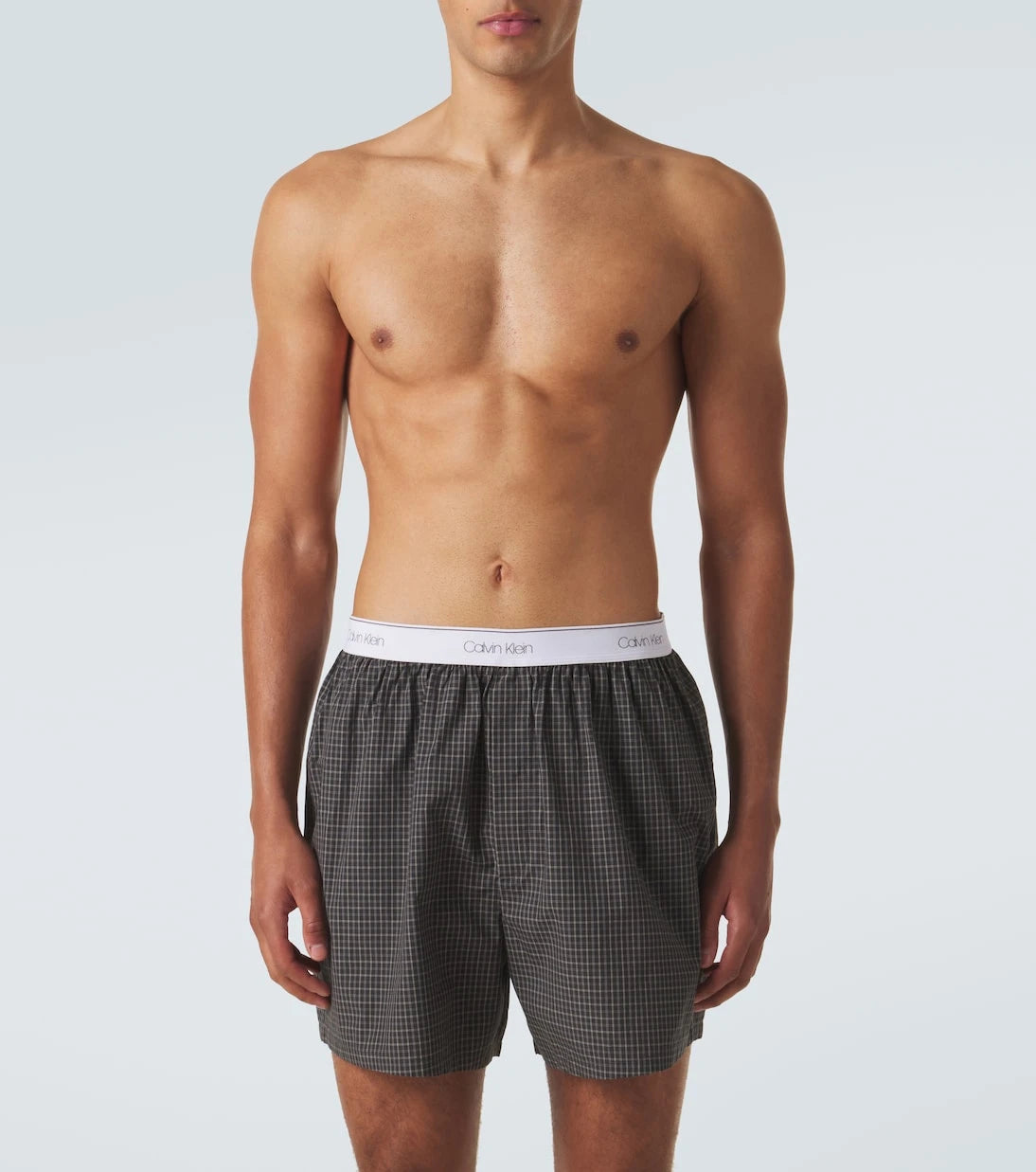 Calvin Klein Collection - Owen checked cotton boxer briefs