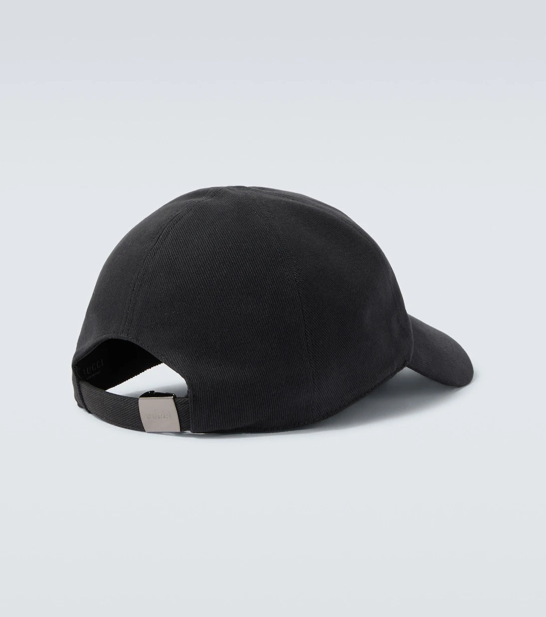 Gucci - Web Stripe cotton baseball cap