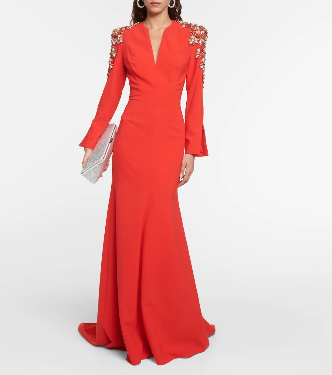 Jenny Packham - Kay embellished crêpe gown