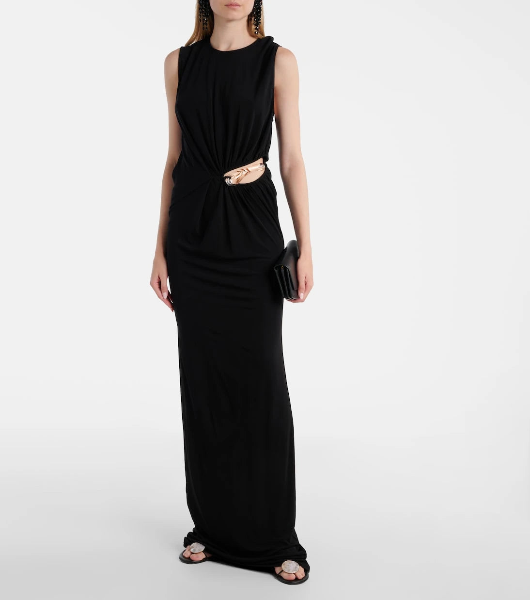 Christopher Esber - Encased Nature jersey maxi dress