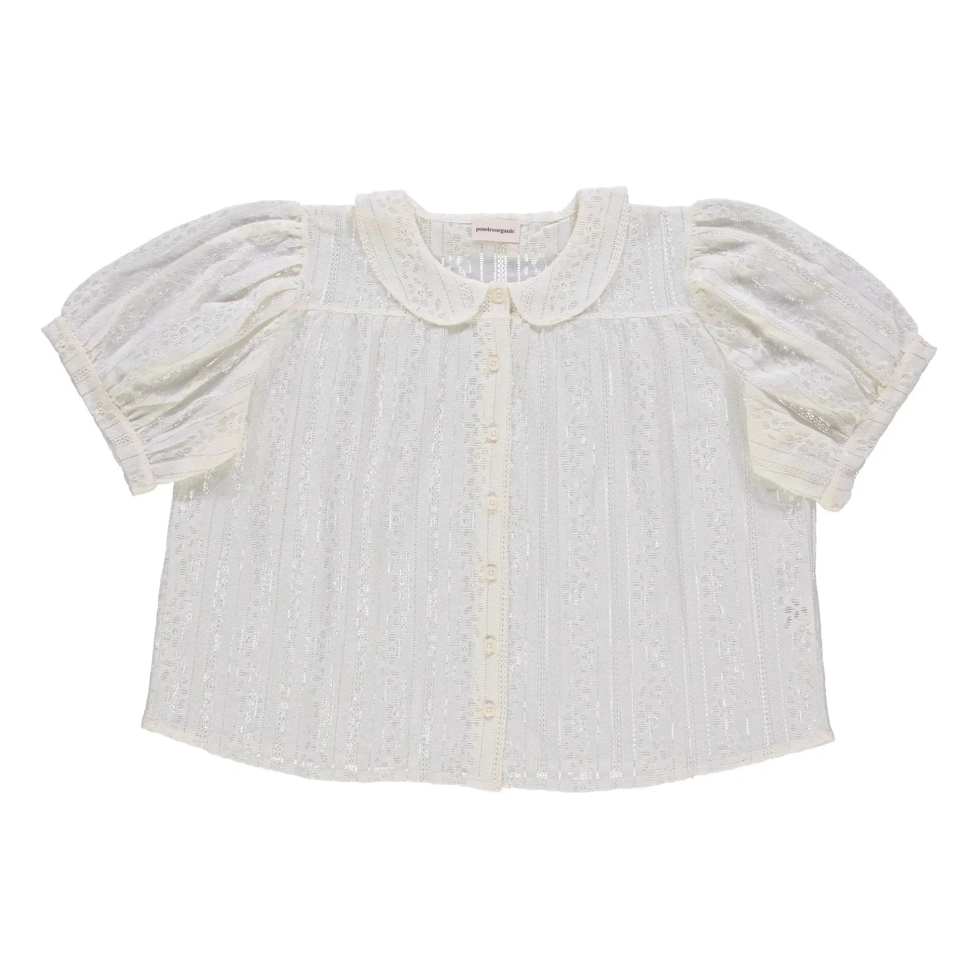 Poudre Organic - Ambre Dentelle blouse | Ecru