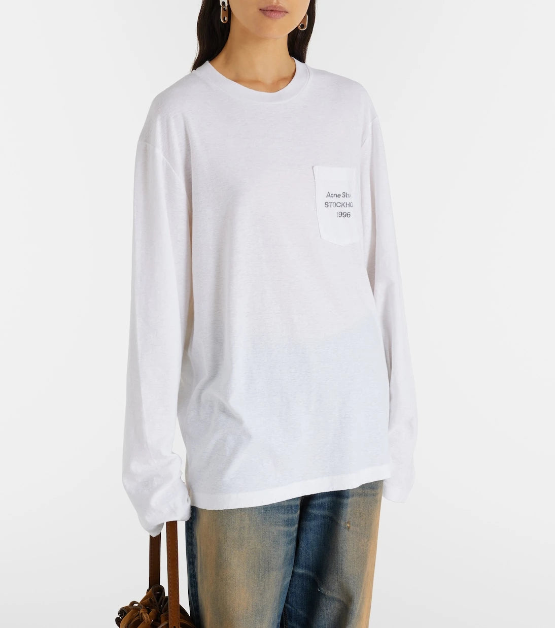 Acne Studios - Edden oversized cotton-blend T-shirt