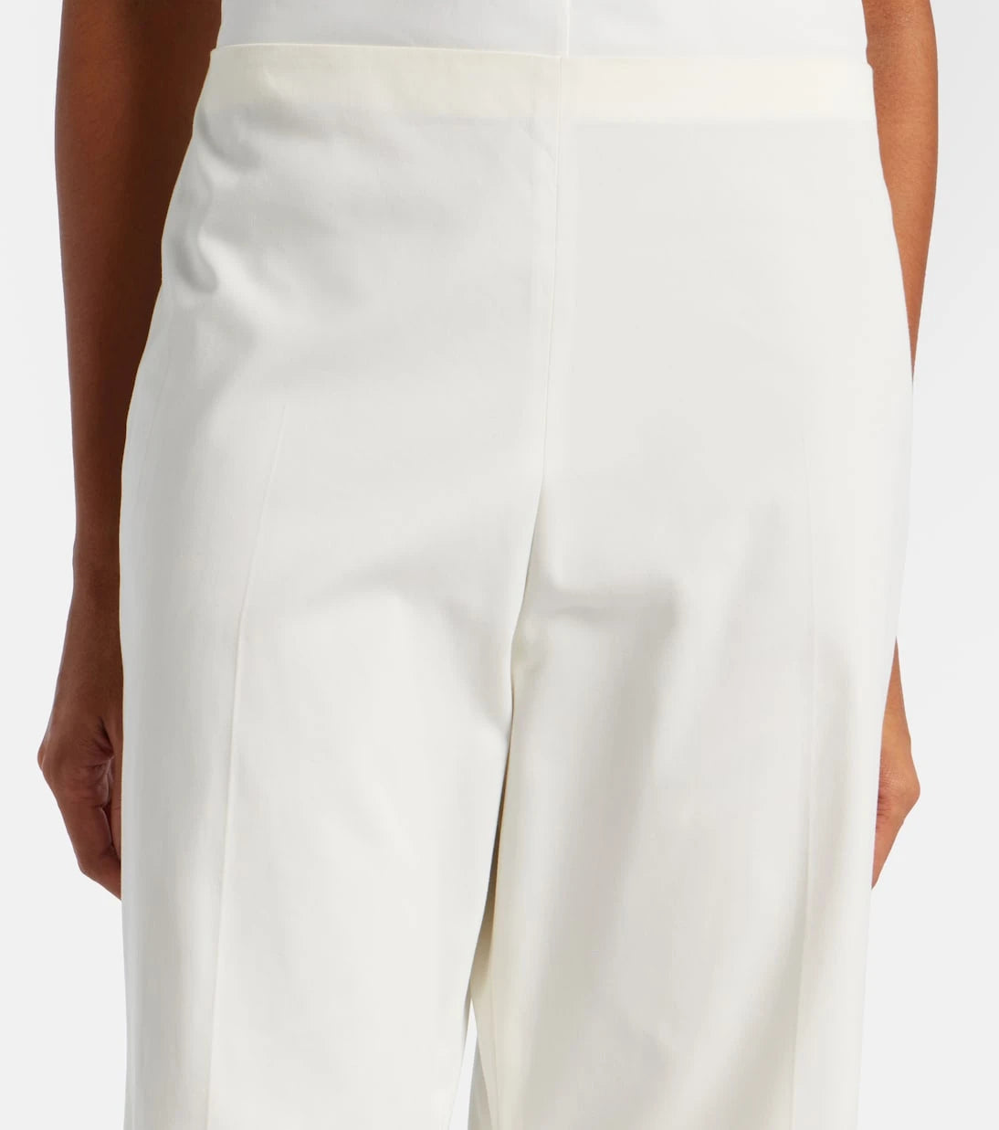 Khaite - Walter cotton and silk flared pants