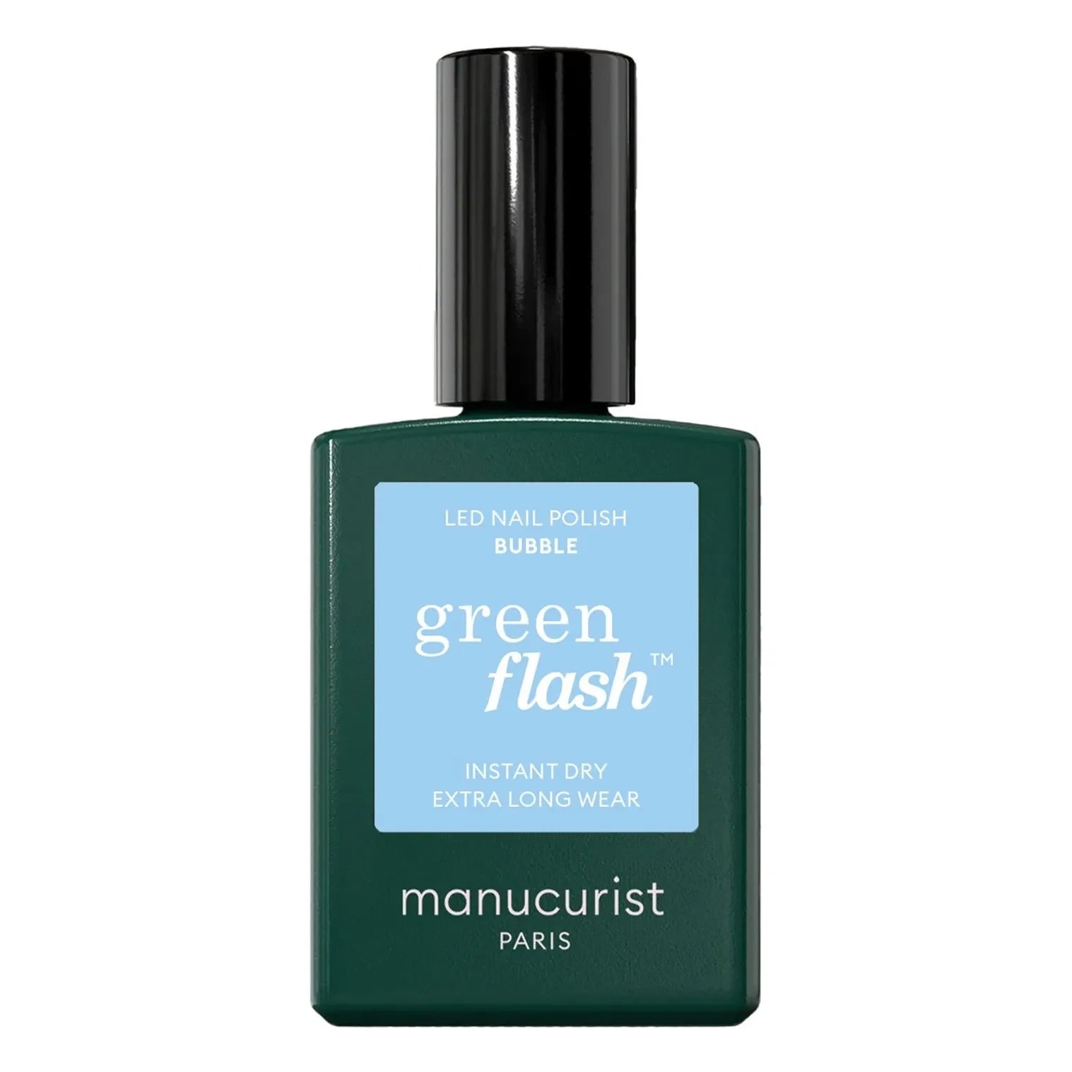 Manucurist - Green Flash Semi-Permanent Nail Polish - 15ml | Bubble