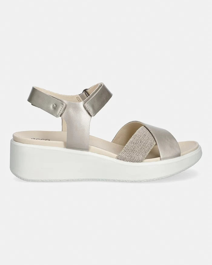 Ecco Kadın Deri Sandalet Flowt Wedge LX W